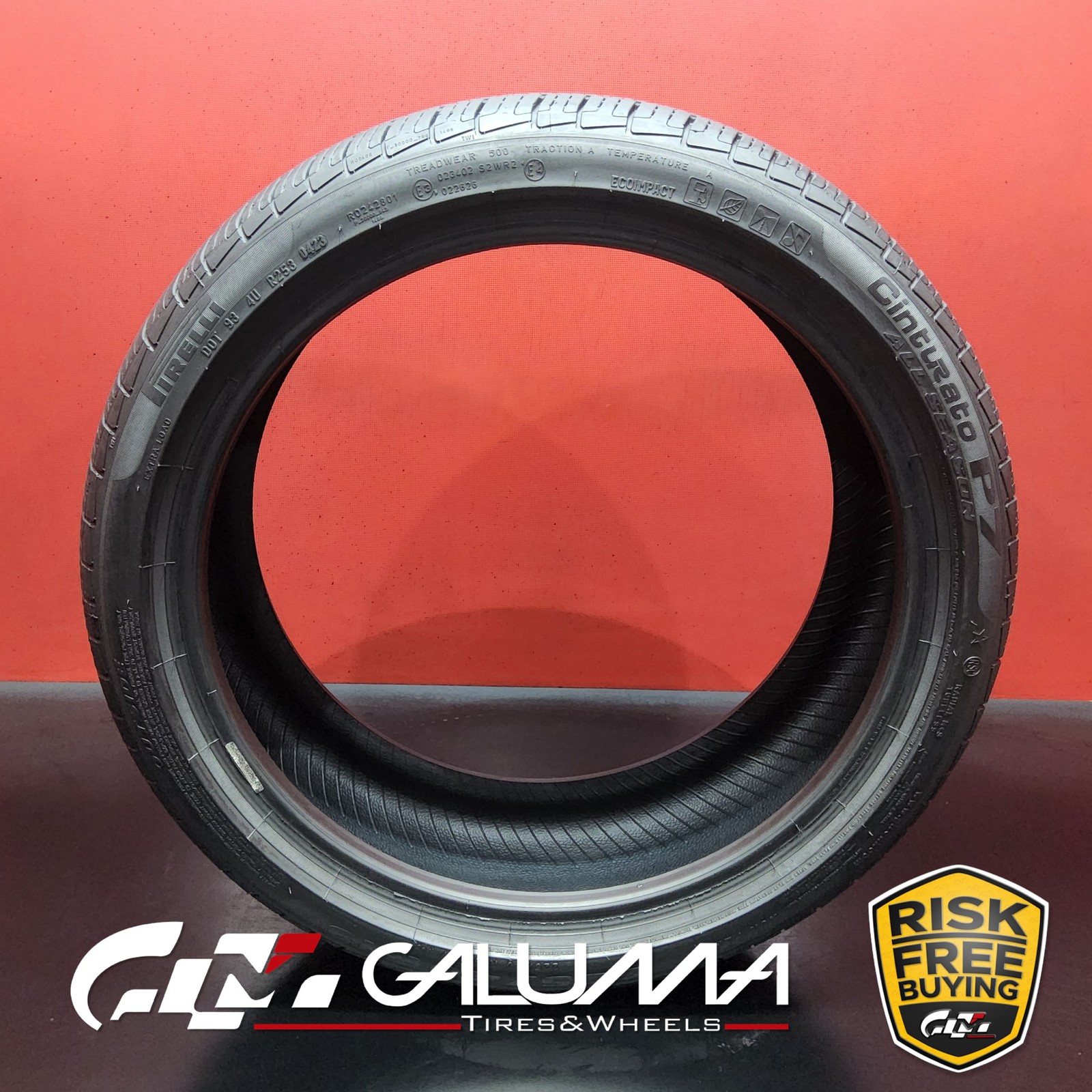 1 (One) Tire Pirelli Cinturato P7 All Season ★ Run Flat 225/40R18 No Patch 91102