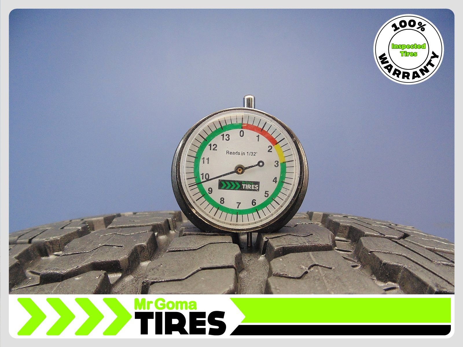 1 GOODYEAR WRANGLER TERRITORY AT 265/60R18 USED TIRE 9.6/32 TREAD 110H 2656018