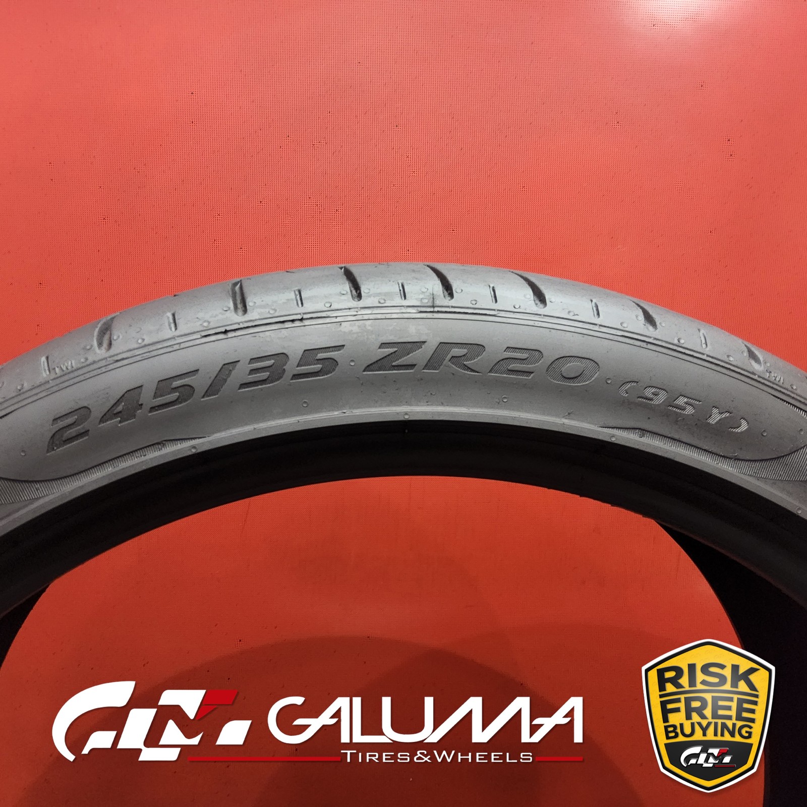 1 Tire LikeNEW Pirelli P-Zero (PZ4) 245/35ZR20 245/35/20 95Y No Repairs #96067