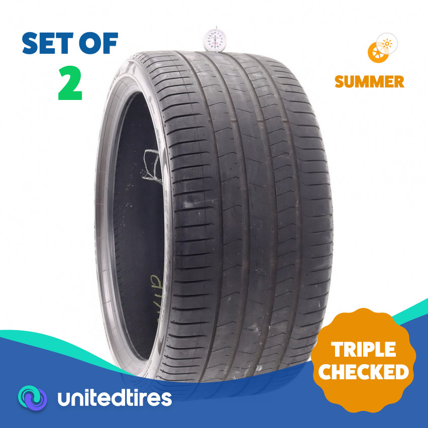 Set of (2) Used 315/30ZR22 Pirelli P Zero B PZ4 107Y – 7/32