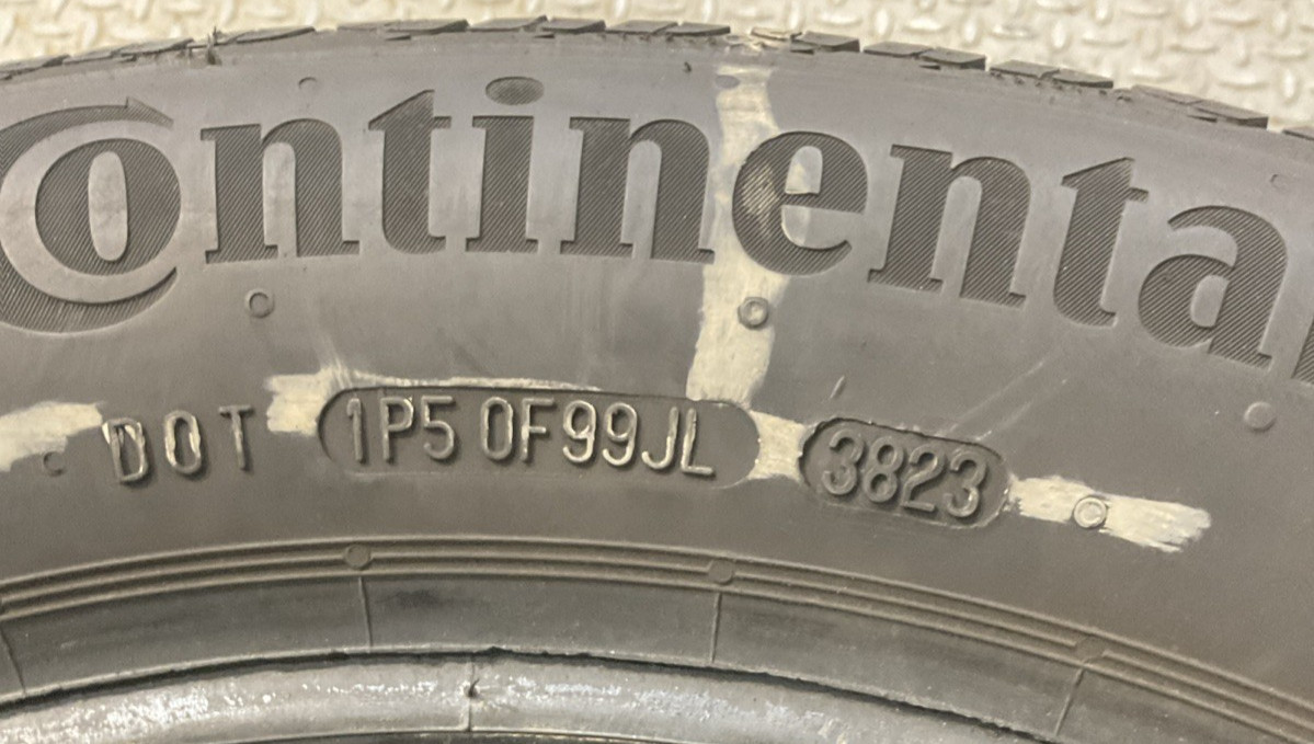2- Used CONTINENTAL CONTROL CONTACT TOUR A/S PLUS 205/55R16 91H SL BSW