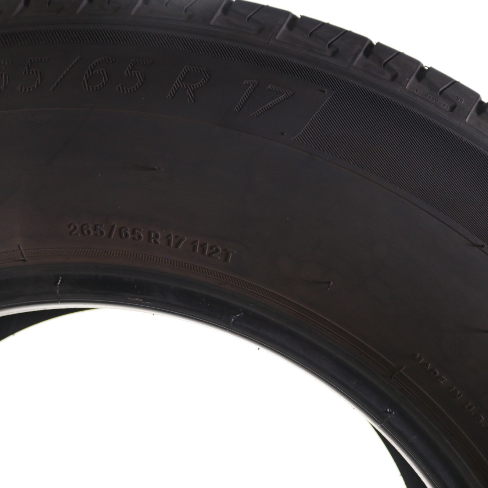 Set of 4 Used 265/65R17 Michelin Primacy LTX – 112T – 6.5-7/32