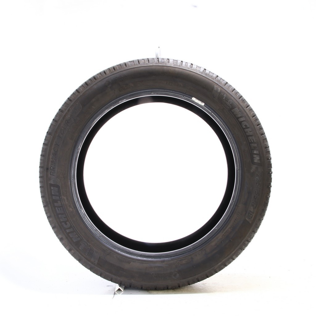 Set of (4) Used 225/55R19 Michelin Primacy Tour A/S 99V – 5.5-7/32