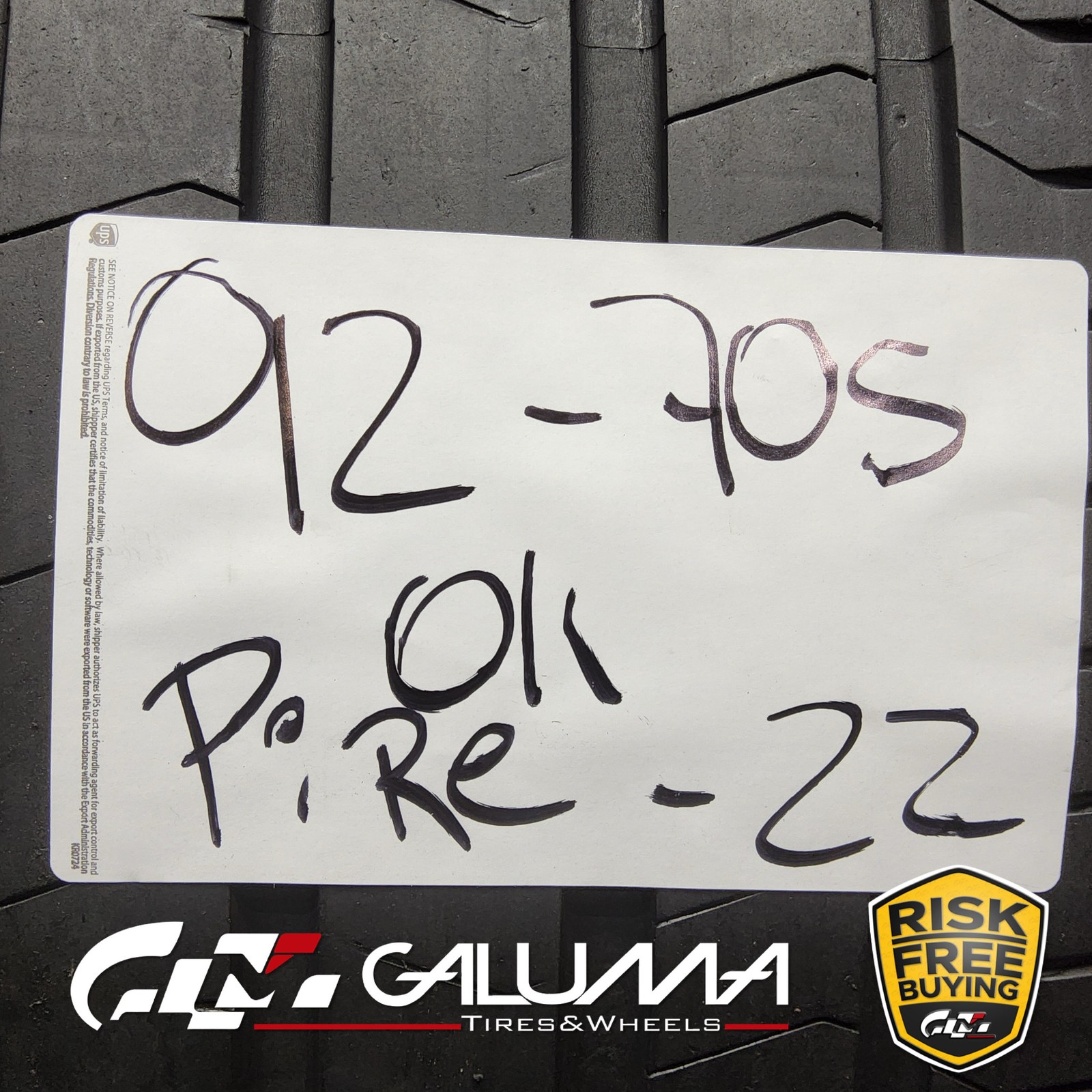 Set of 2 Tires Pirelli P Zero PZ4 XL 315/30ZR22 315/30/22 3153022 No Patch 92705