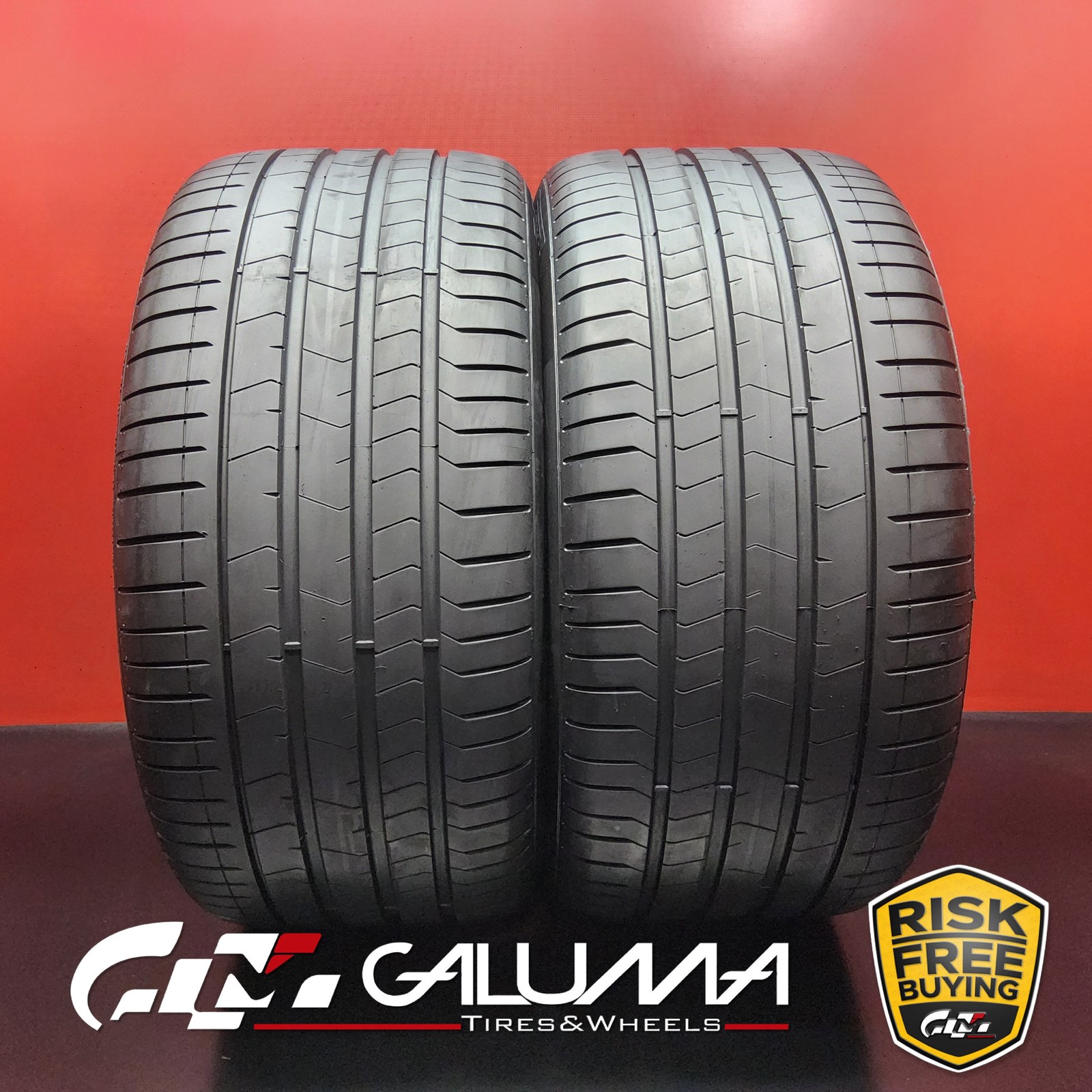Set of 2 Tires LikeNEW Pirelli P Zero PZ4 Run Flat ★ 315/35R21 315/35/21 #94815