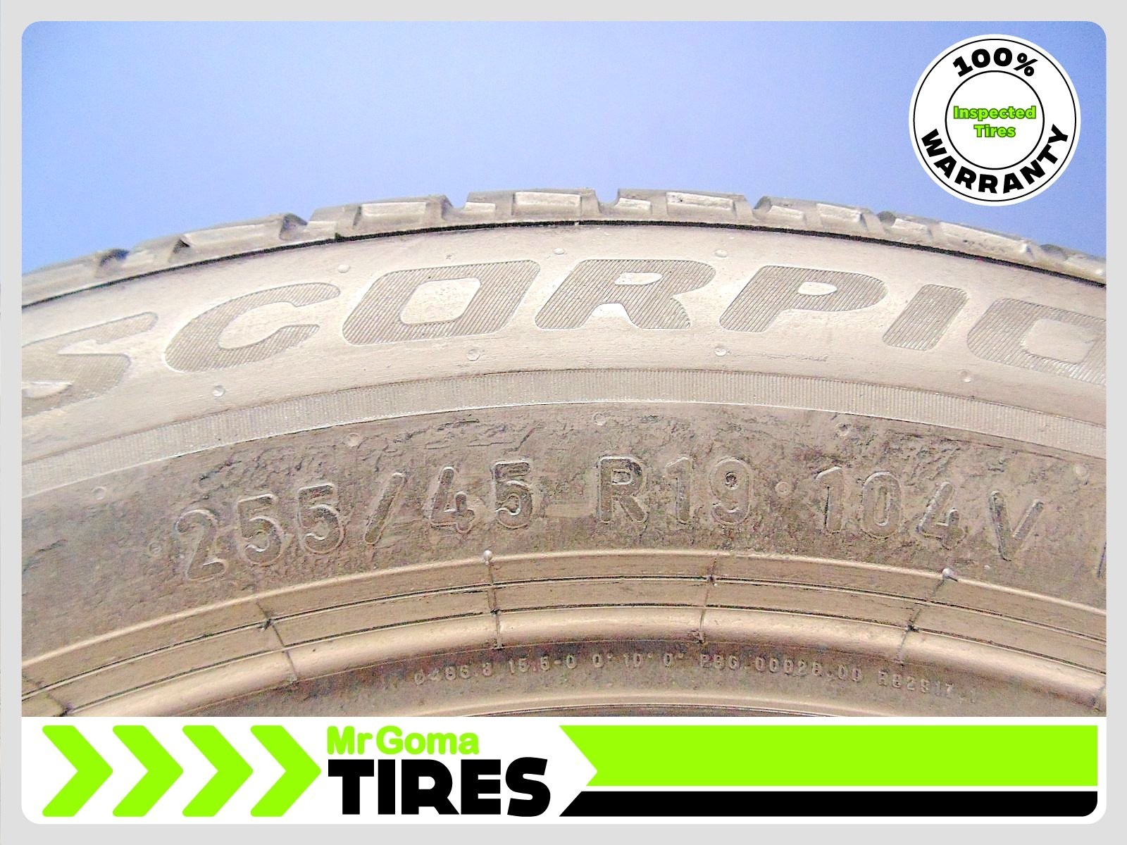 2 PIRELLI SCORPION TM MS TO ELECT PNCS 255/45R19 USED TIRES 6.3/32 TREAD 2554519
