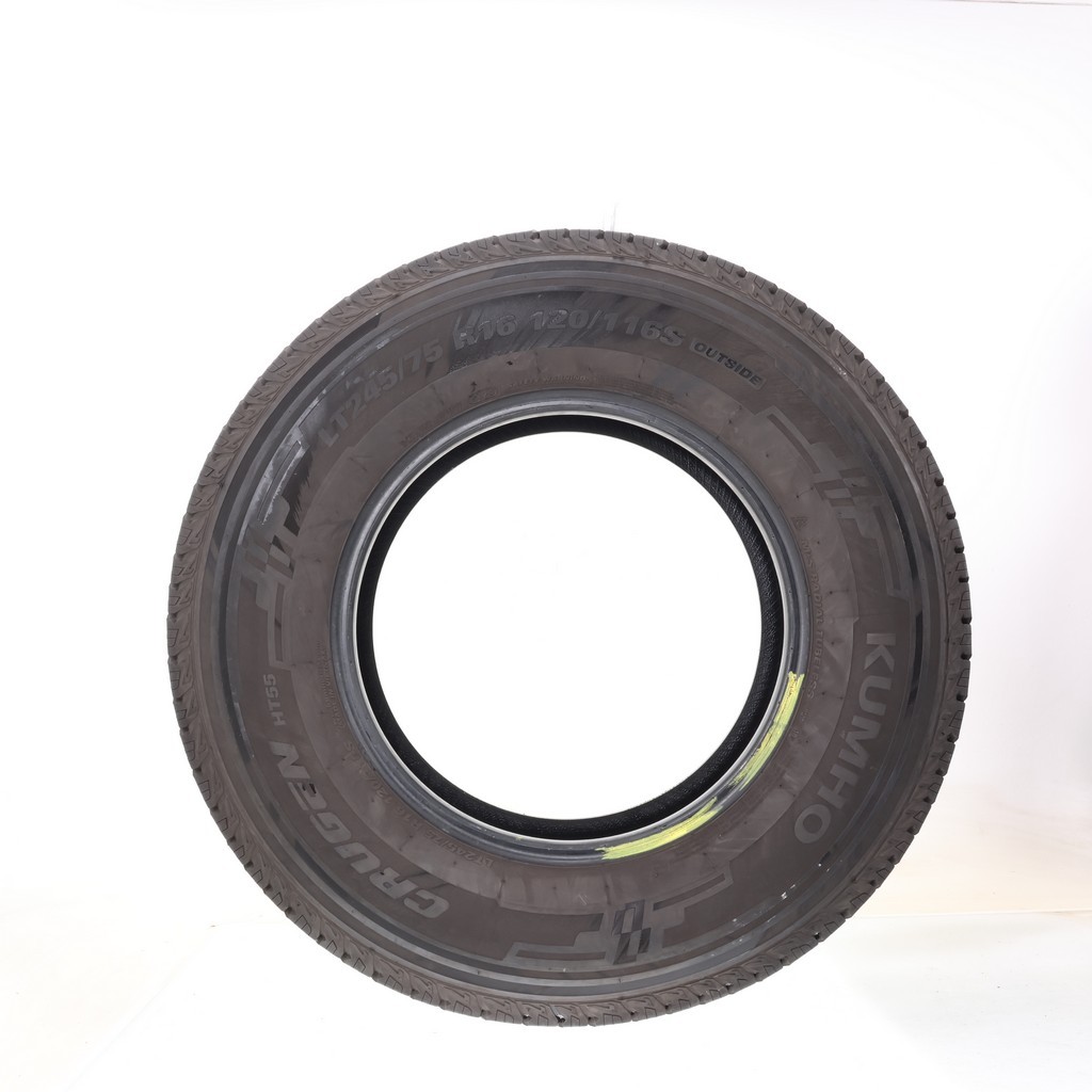 Used LT 245/75R16 Kumho Crugen HT55 120/116S – 12.5/32