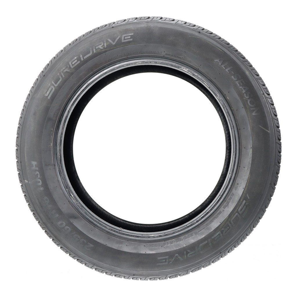 Set of (4) Used 235/60R18 SureDrive All-season 103H – 8-10/32 (1A215)