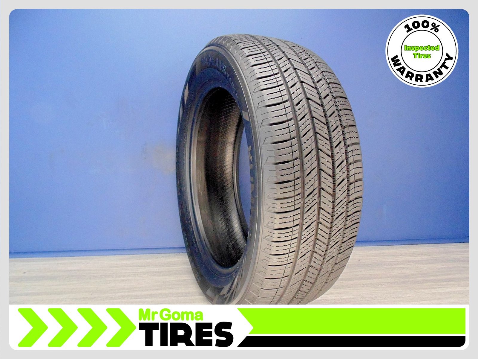 1 KUMHO SOLUS TA51A 225/55R18 USED TIRE 8.0/32 TREAD 98H 225/55/18 2255518