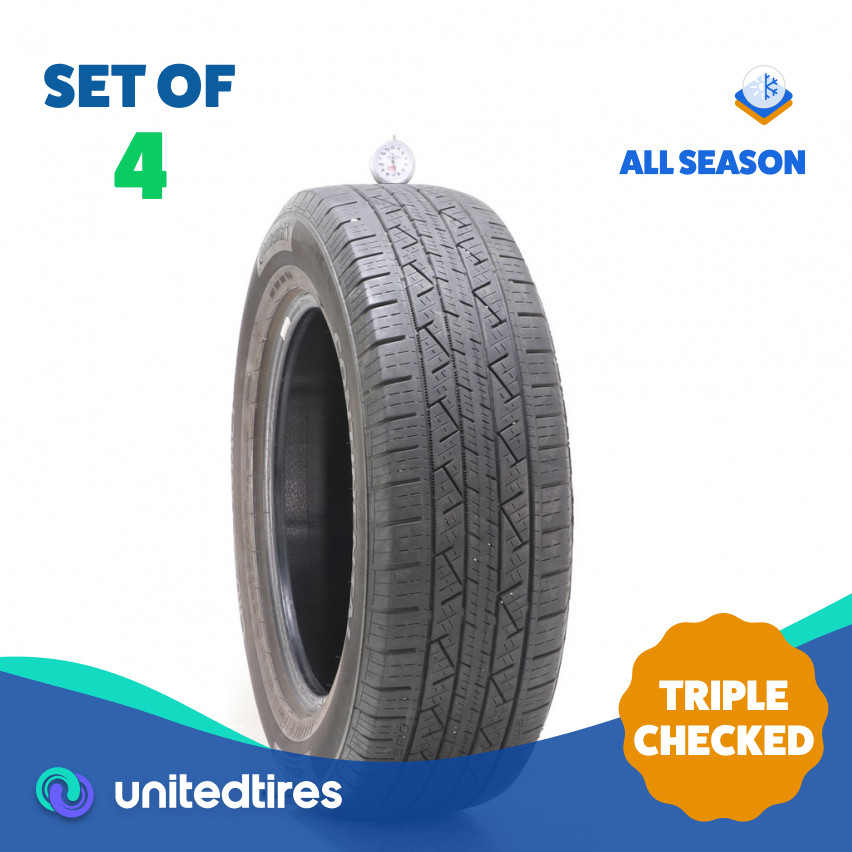 Set of (4) Used 225/65R17 Continental CrossContact LX25 102H – 6.5-8/32