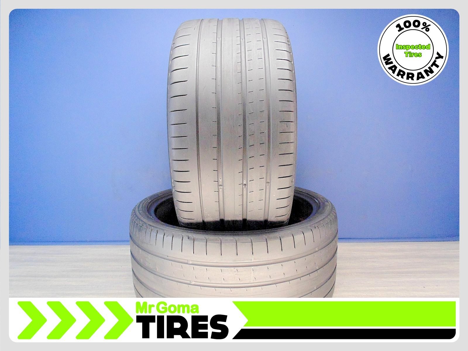 2 YOKOHAMA ADVAN SPORT V107 XL 315/30R23 USED TIRES 6.4/32 TRAED BMW X7 3153023