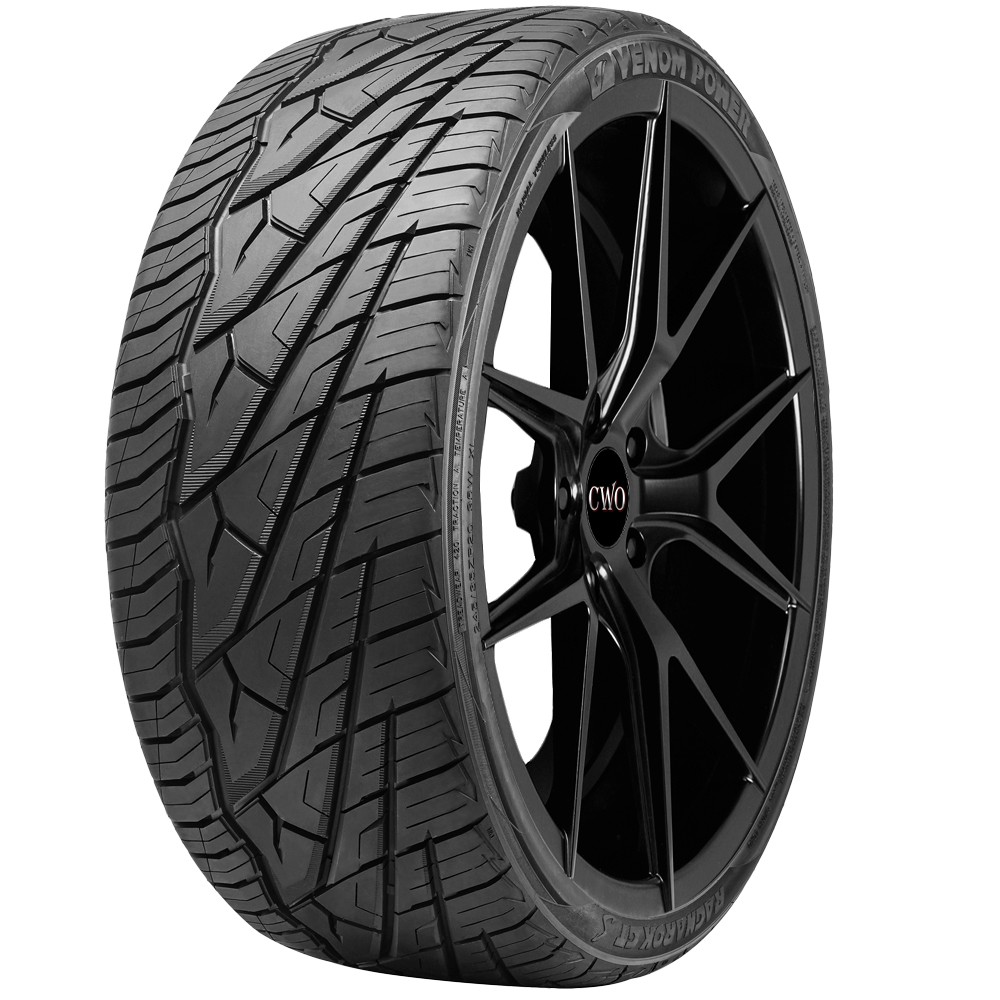 285/25ZR20 Venom Power Ragnarok GTS 93W XL Black Wall Tire