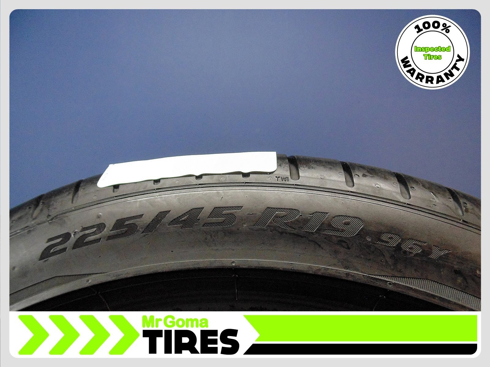 1 PIRELLI P ZERO TM PZ4 XL 225/45R19 96Y Tread 7.3/32 2254519