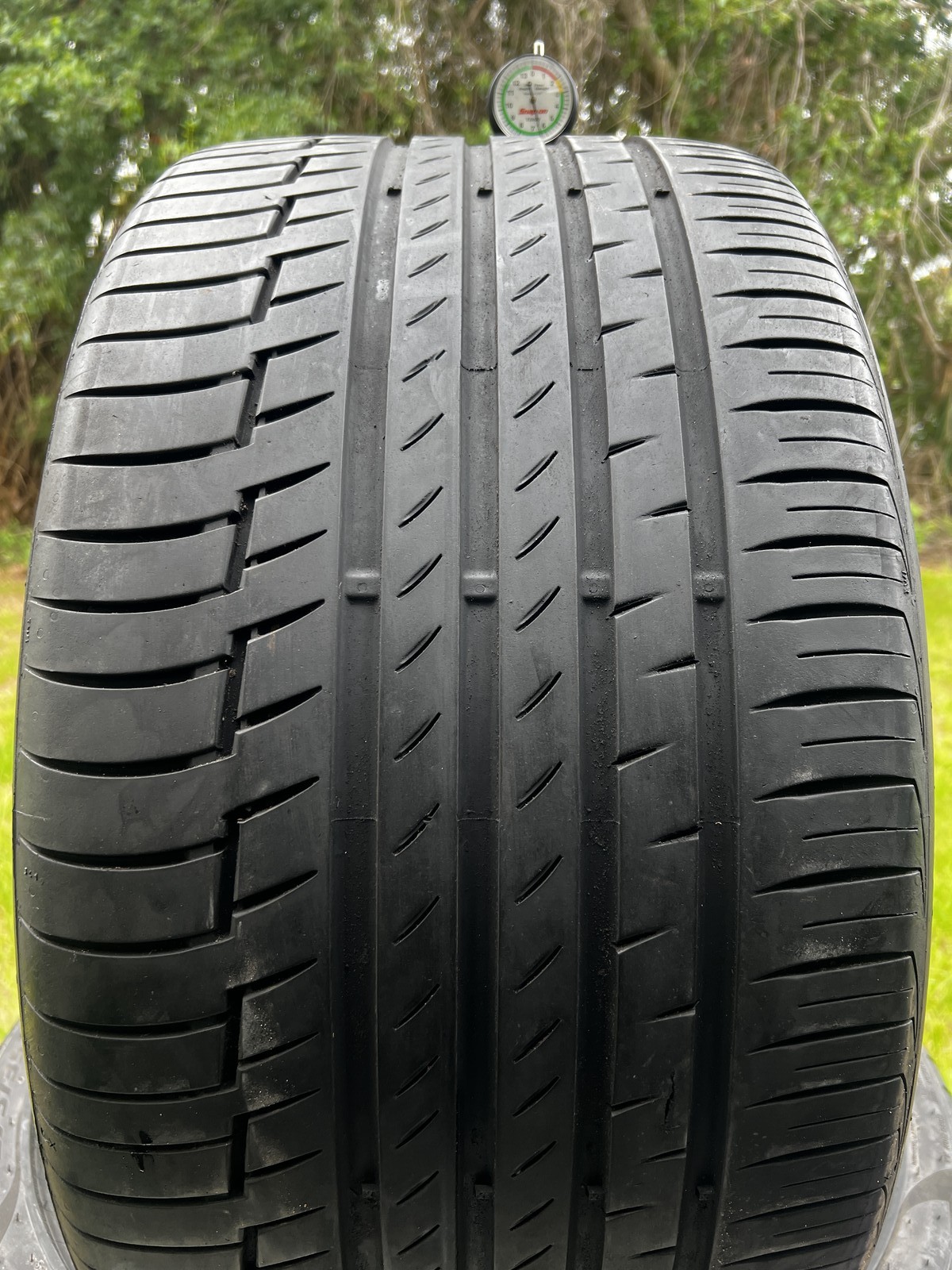 1 Tire Continental PremiumContact 6 ★ BMW 315/30R22 107Y XL DOT.4921 6.25/32