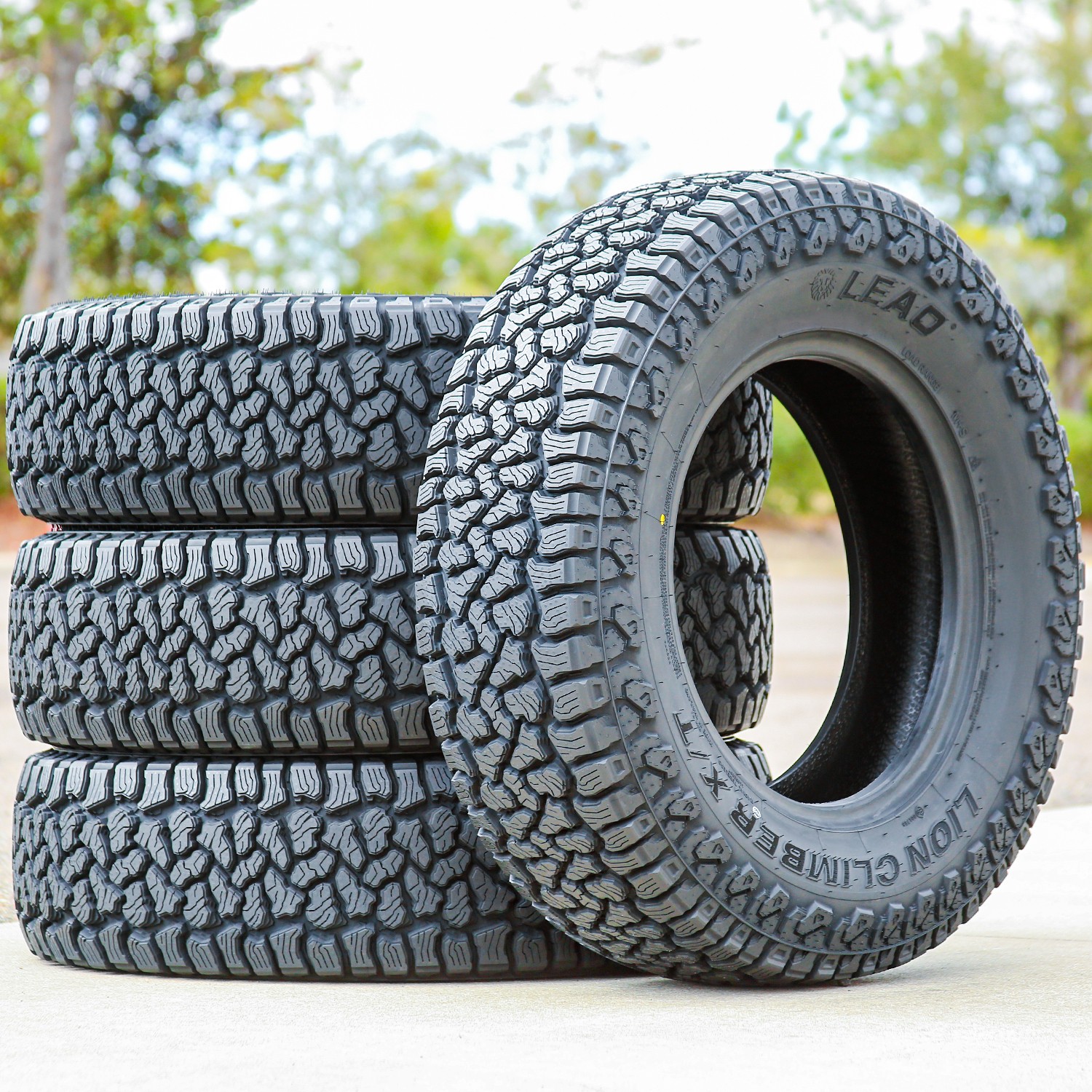 4 Leao Lion Climber X/T 245/70R17 119/116S E 10 Ply Tires 55k Mi Warranty