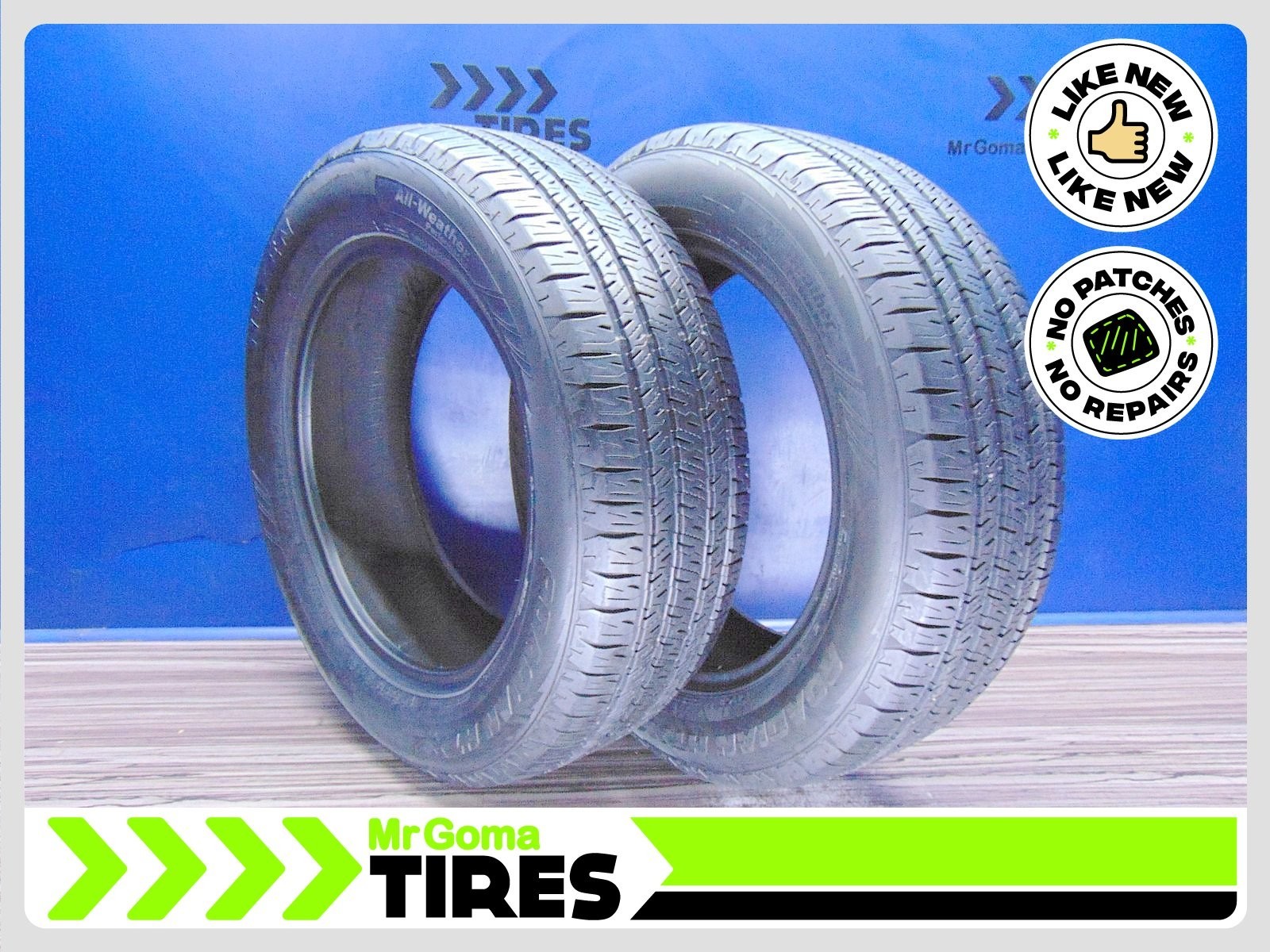 2 USED TIRES NEXEN ROADIAN HTX2 ALL-WEATHER 255/60R20 LIKE NEW 113T 2556020