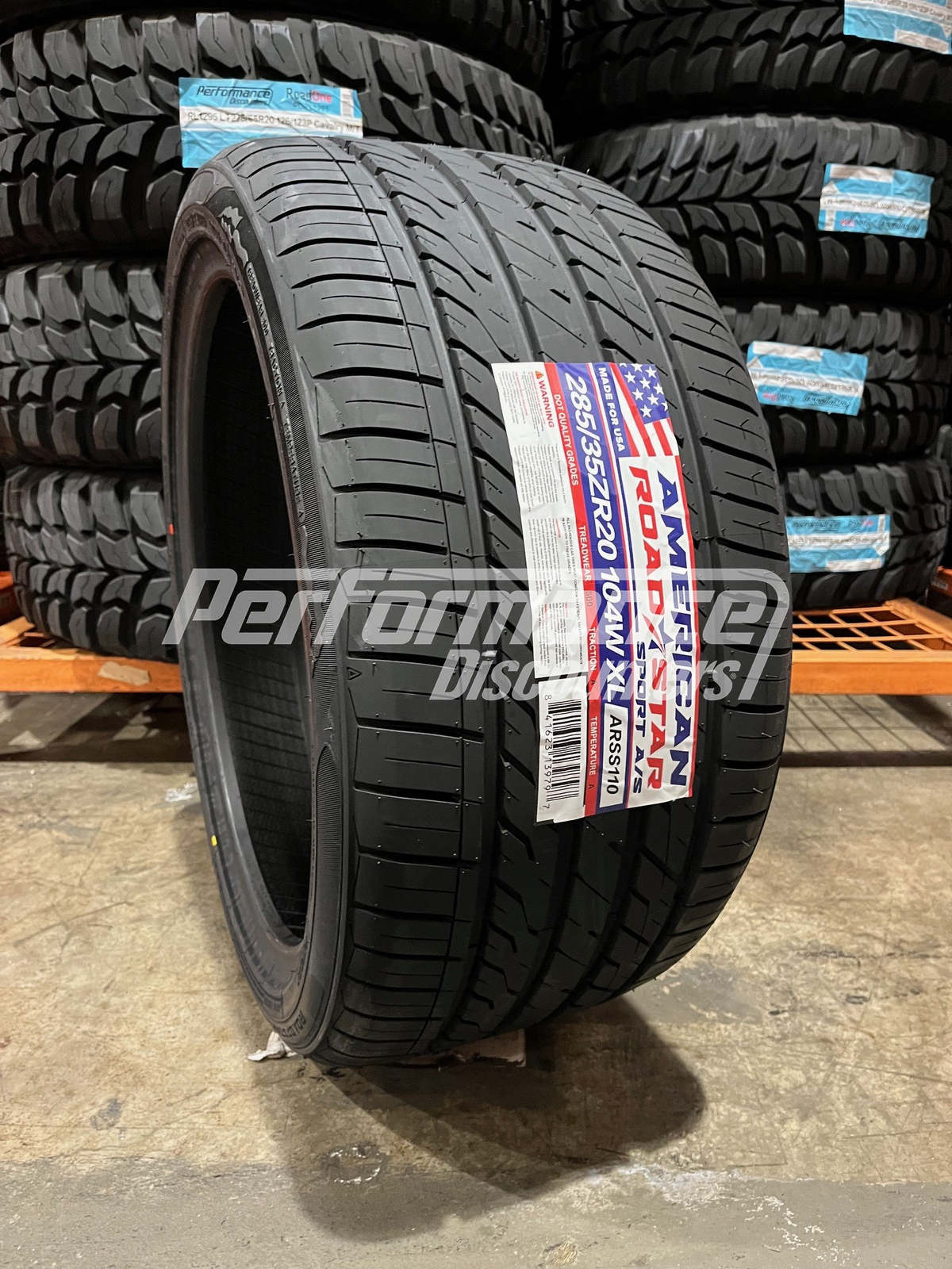 2 New American Roadstar Sport AS Tires 285/35R20 104W XL BSW 285 35 20 2853520