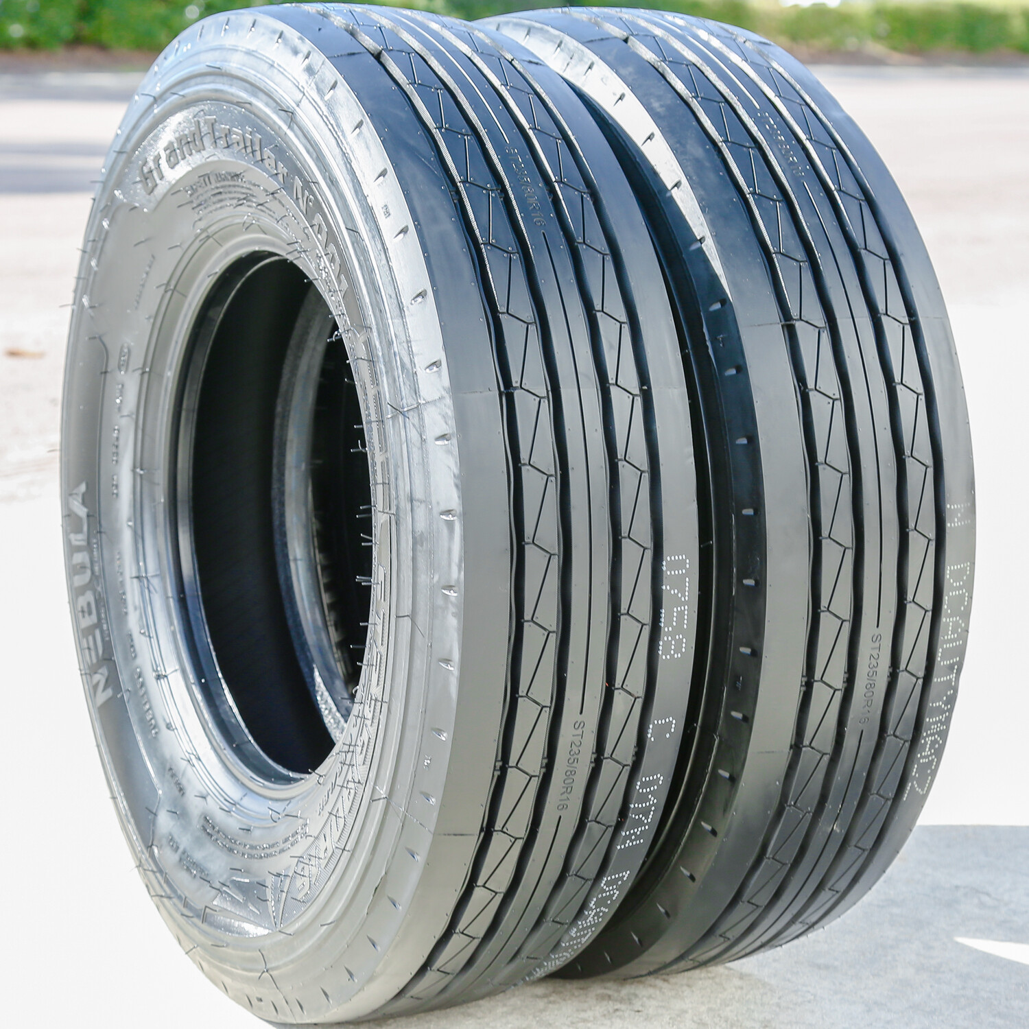 2 Tires Nebula Grand Trailer-N’ 001 All Steel ST 235/80R16 Load H 16 Ply Trailer