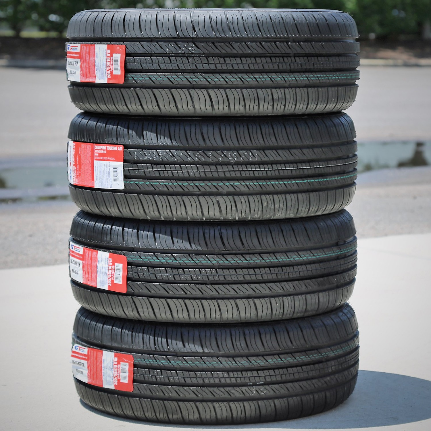 4 Tires 205/55R16 GT Radial Champiro Touring A/S AS All Season 91H