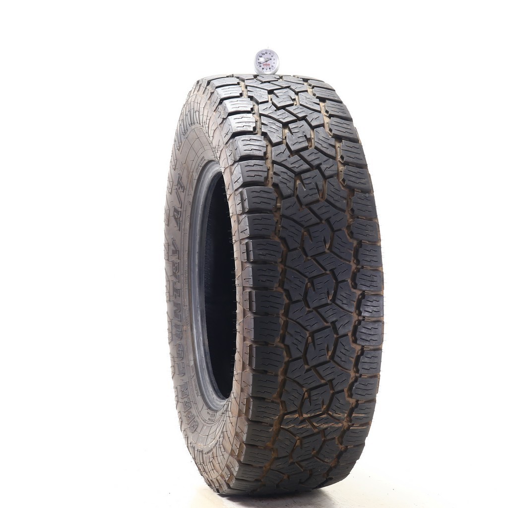 Set of (4) Used 265/70R17 Toyo Open Country A/T III 115T – 8.5-9.5/32