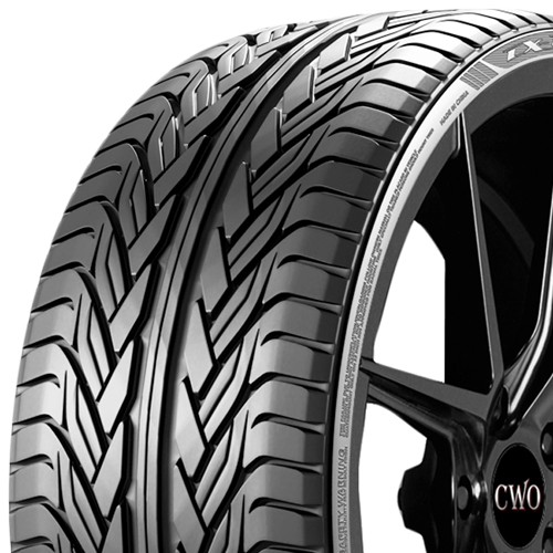 (QTY 2) 255/30R30 Lexani LX-Thirty 103W XL Black Wall Tires