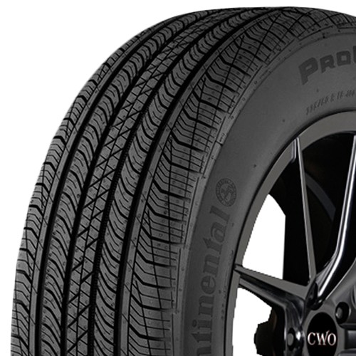 (QTY 2) 165/65R15 Continental Pro Contact TX 81T SL Black Wall Tires