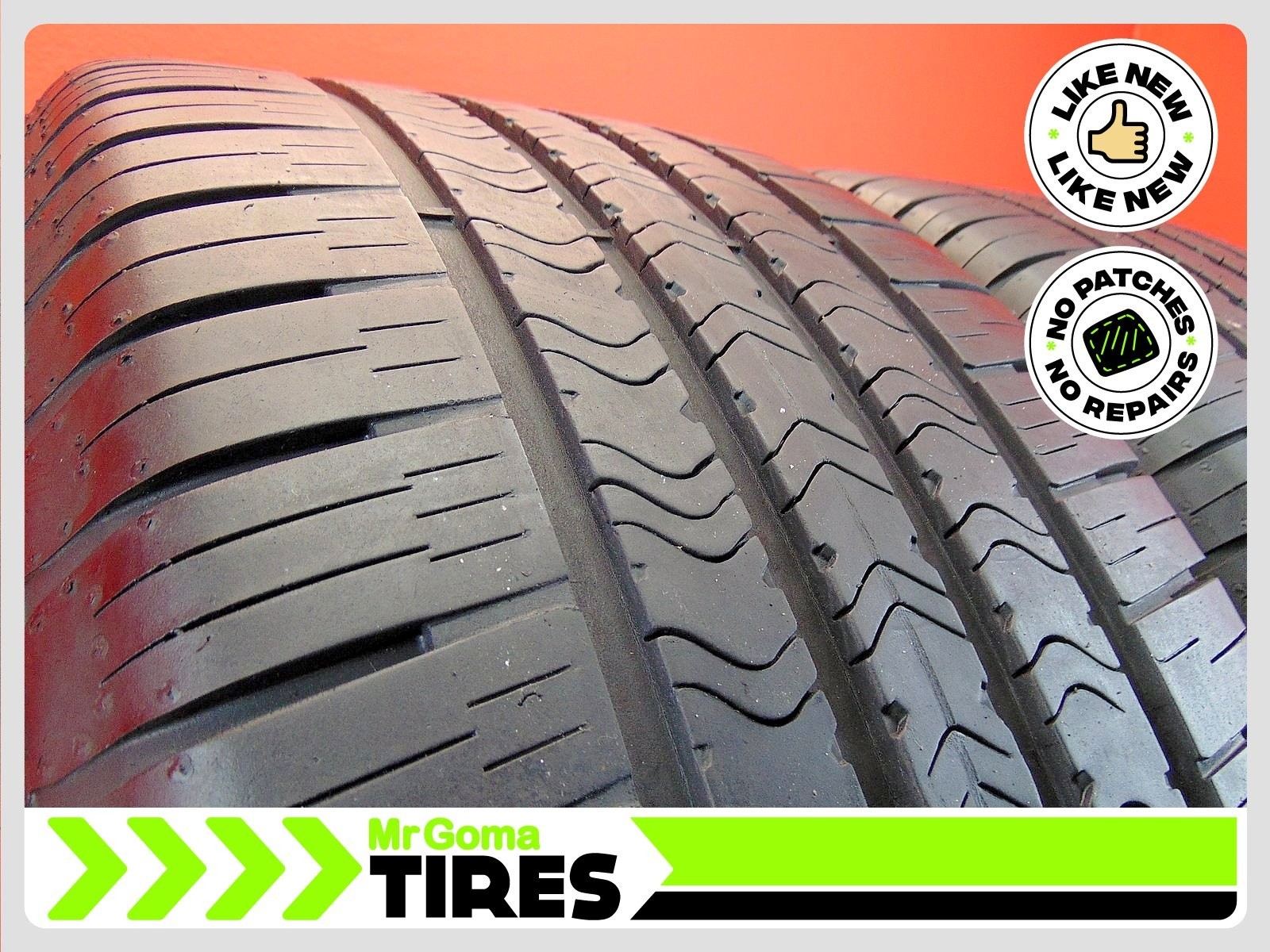 2 GOODYEAR EAGLE SPORT A/S MOE RFT XL 285/40R20 USED TIRES 7.3/32 TREAD 2854020