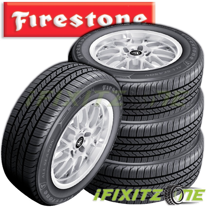 4 Firestone All Season Tires 225/60R16 98T With 65000 Mileage Warranty