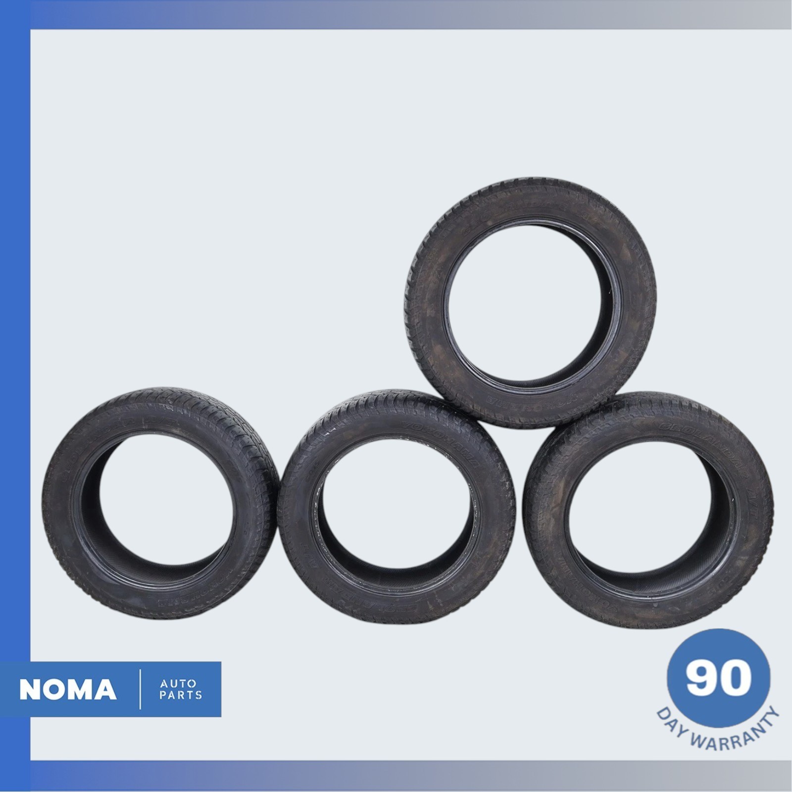 255/55R19 Yokohama Geolandar AT G015 255 55 R19 111H XL Set Of 4 Tires