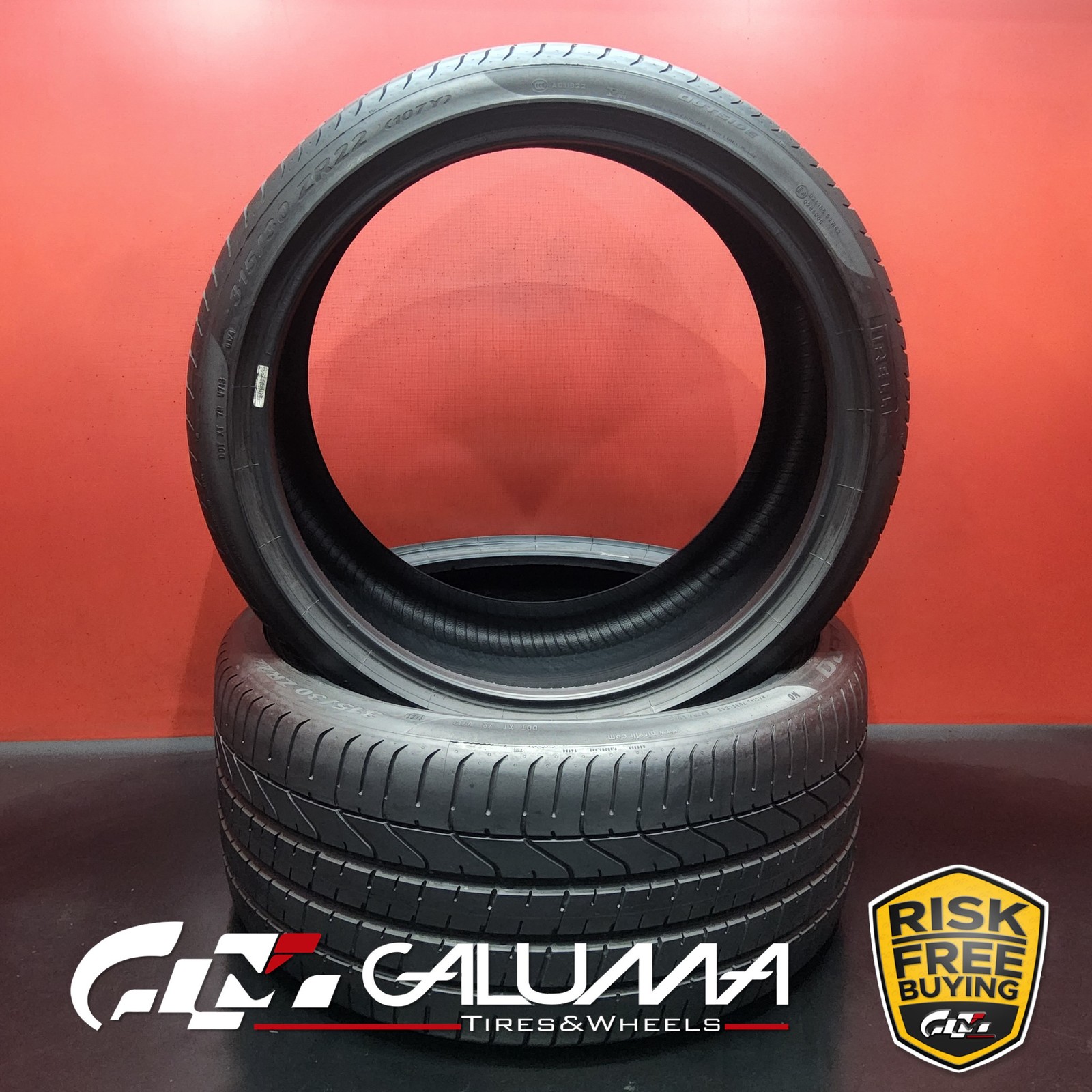 Set of 2 Tires Pirelli P Zero (N0) XL 315/30ZR22 315/30/22 3153022 107Y #91406
