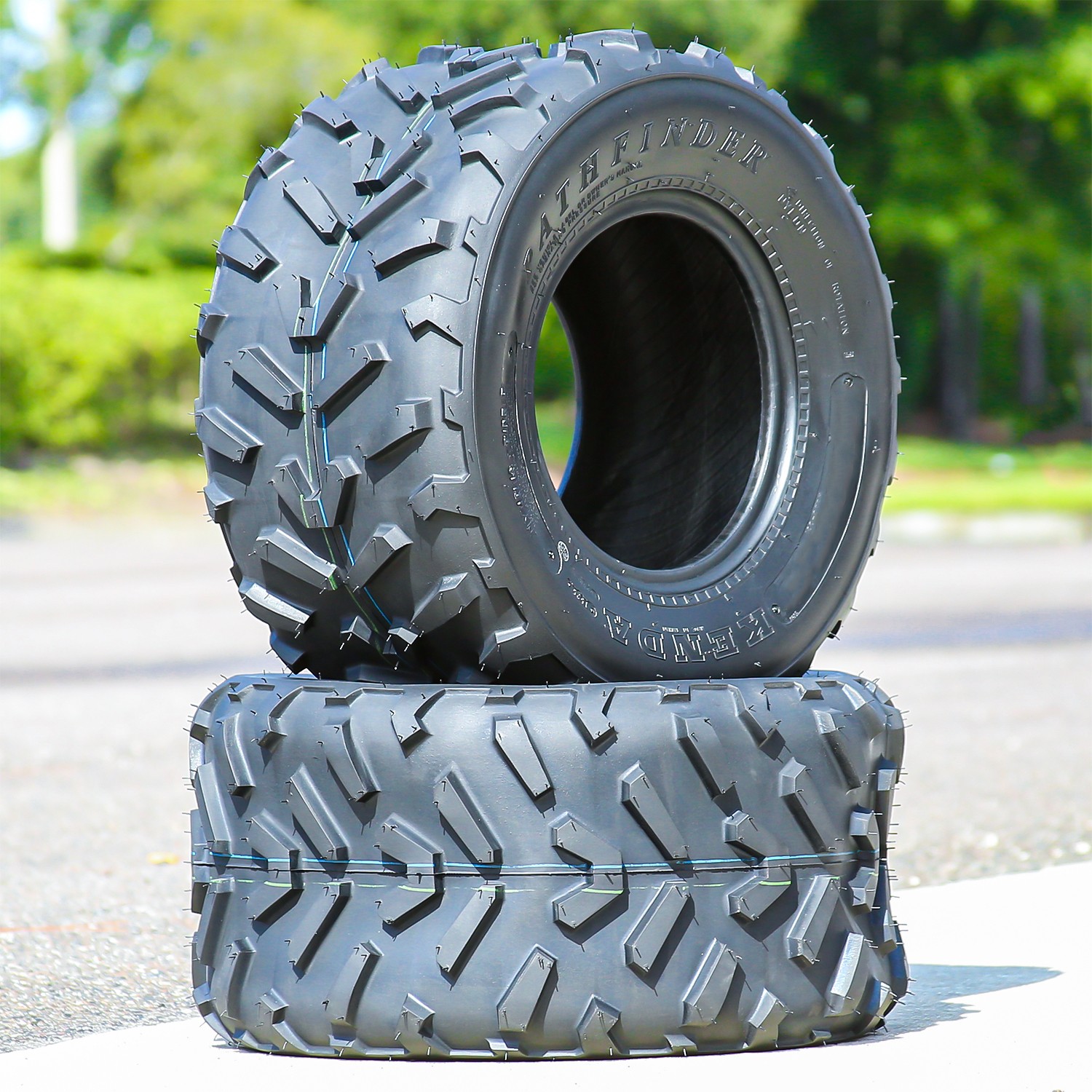 2 Tires Kenda K530 Pathfinder 25×10.00-12 25×10-12 45N 4 Ply AT A/T ATV UTV
