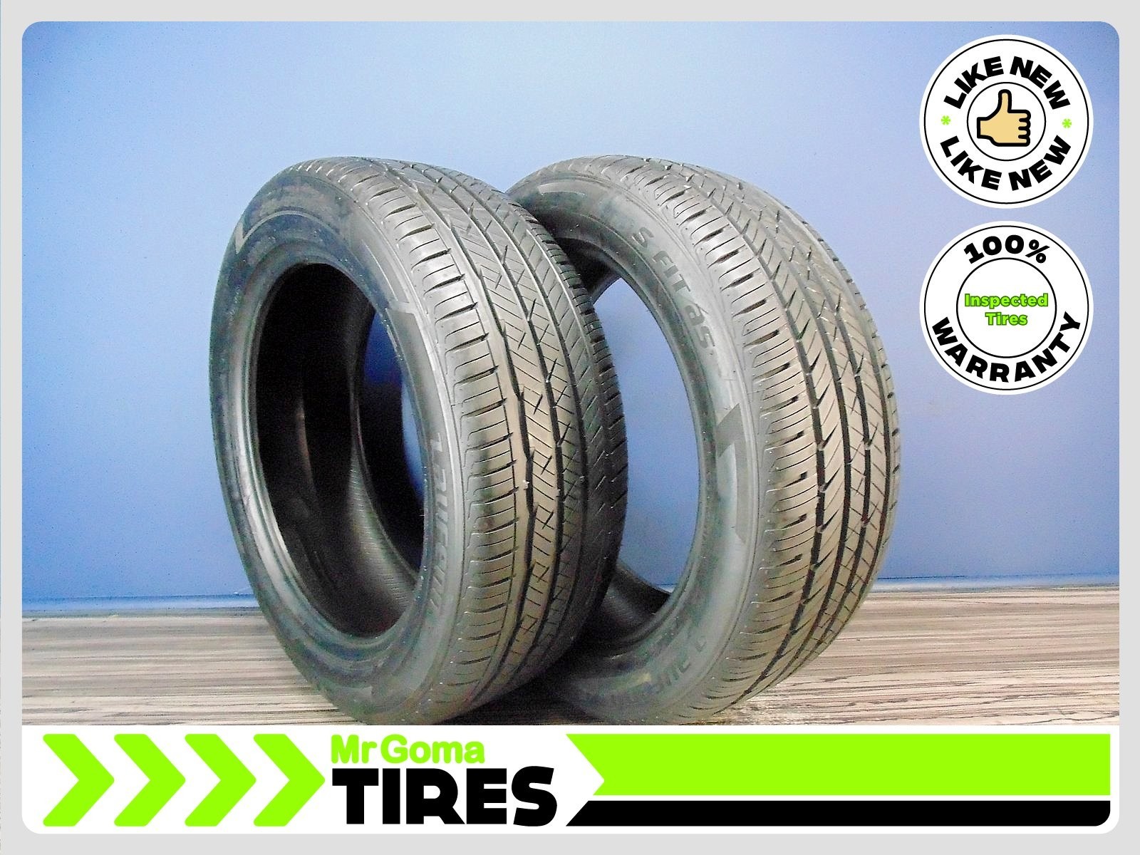 2 LAUFENN S FIT AS XL 235/55ZR19 USED TIRE 9.2/32 TREAD 105W LIKE NEW 2355519