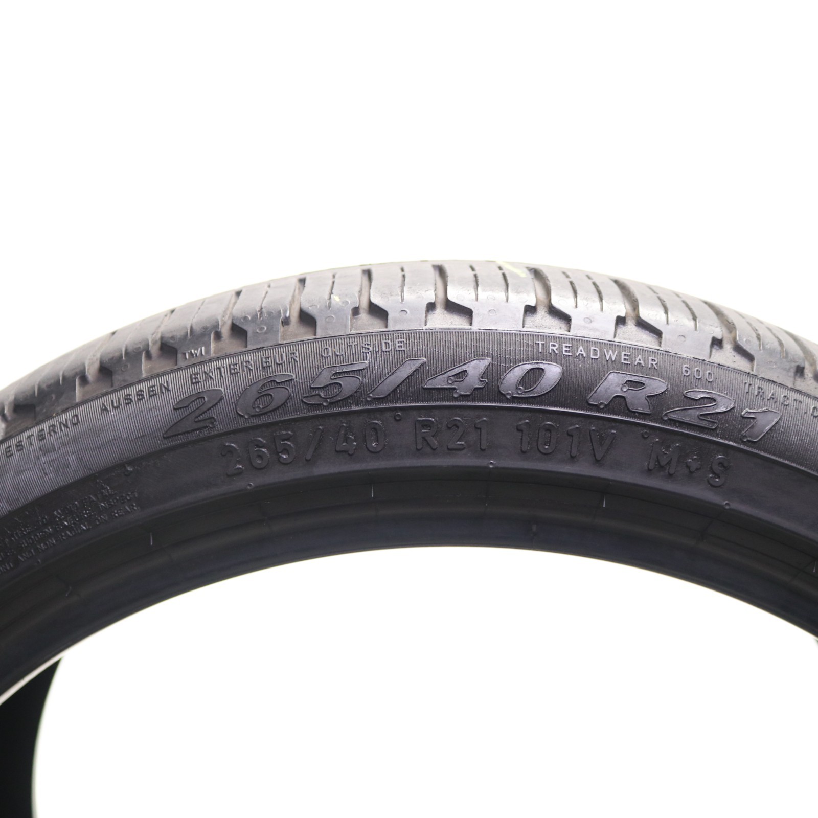 Used 265/40R21 Pirelli Scorpion Verde NEO – 101V – 6/32 No Repairs