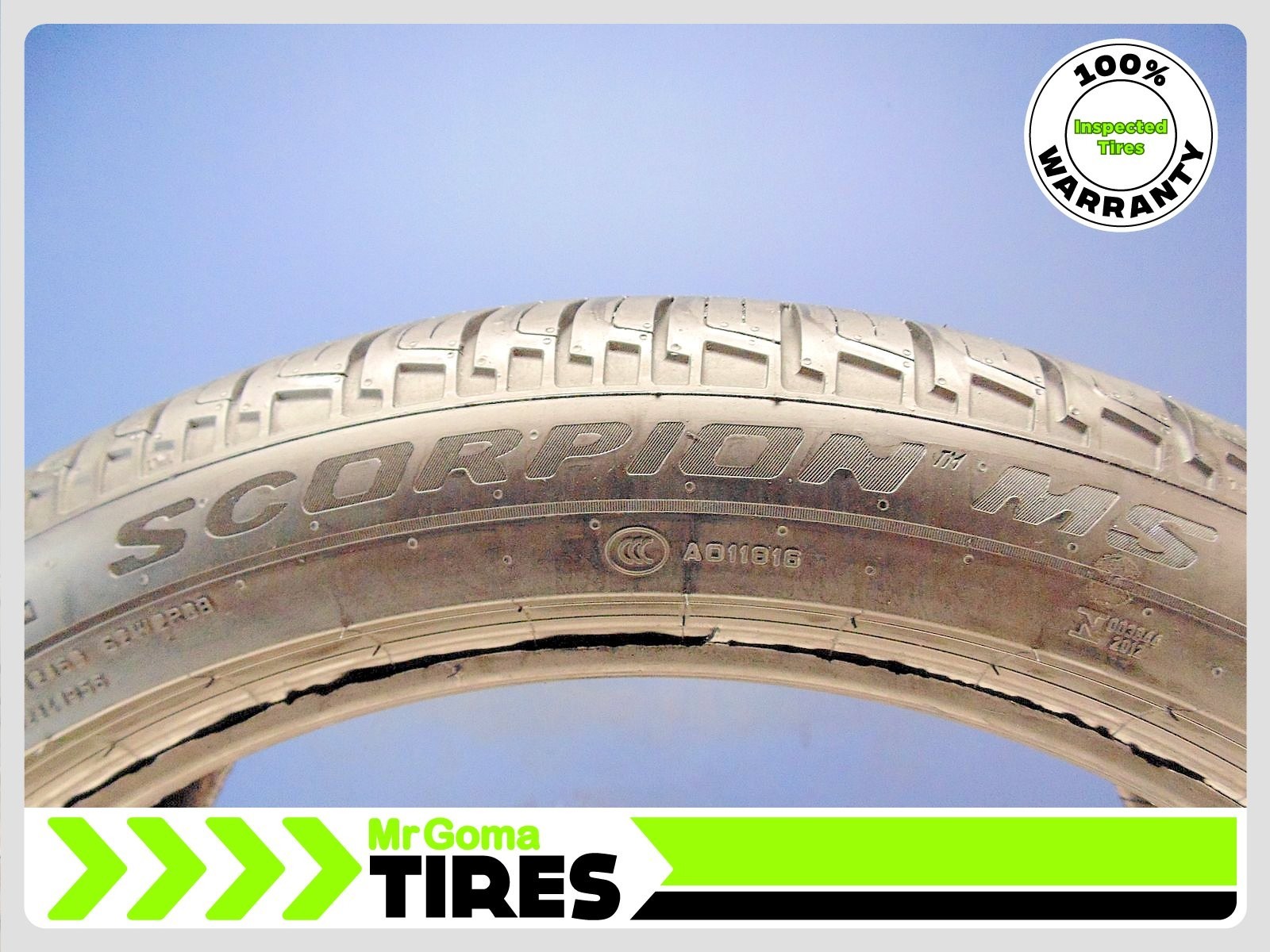 1 PIRELLI SCORPION TM MS LR PNCS XL HL285/40R23 USED TIRE 7.3/32 TREAD 2854023