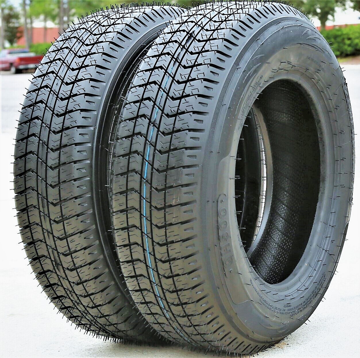 2 Tires Forerunner QH500 ST 175/80D13 Load C 6 Ply Trailer