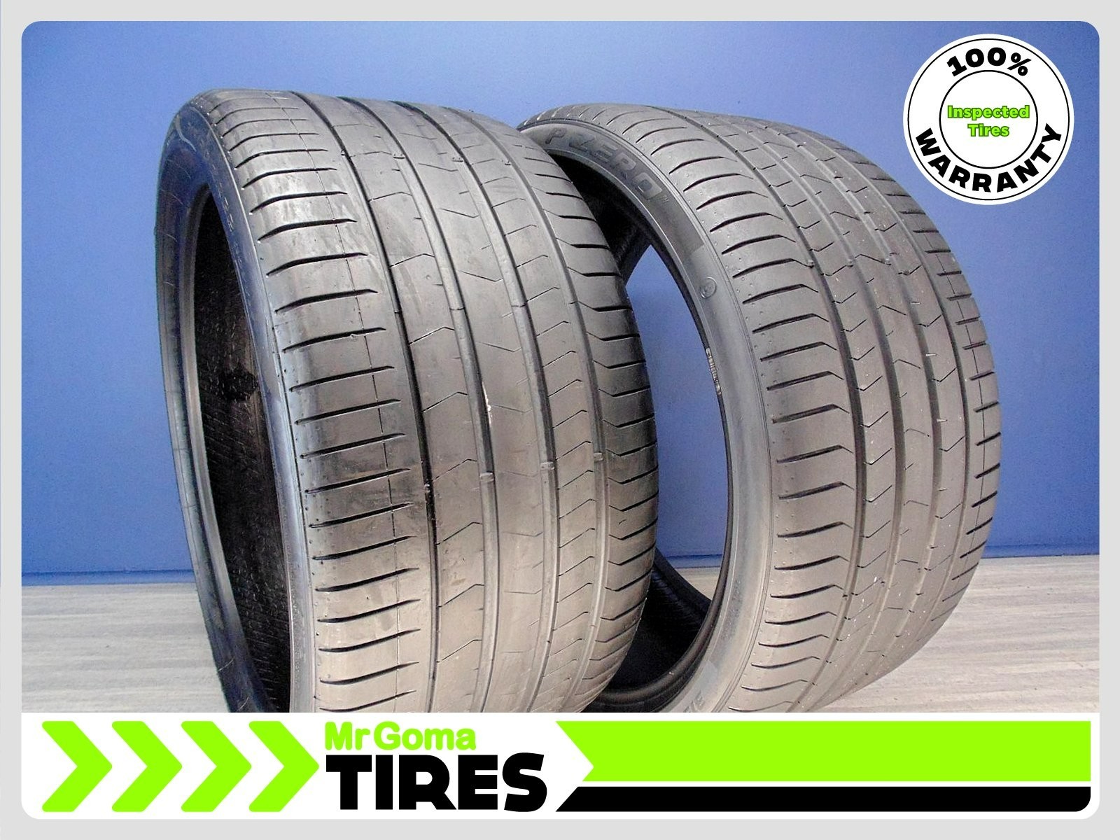 2 PIRELLI P ZERO TM PZ4 B XL 315/30R22 USED TIRES 7.6/32 TREAD 107Y 3153022