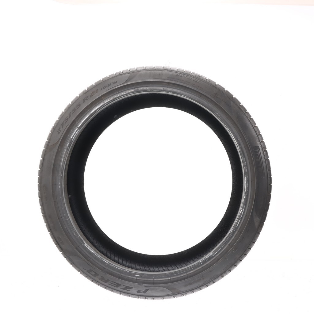 Used 275/35R21 Pirelli P Zero PZ4 T1 Elect PNCS 103W – 7/32