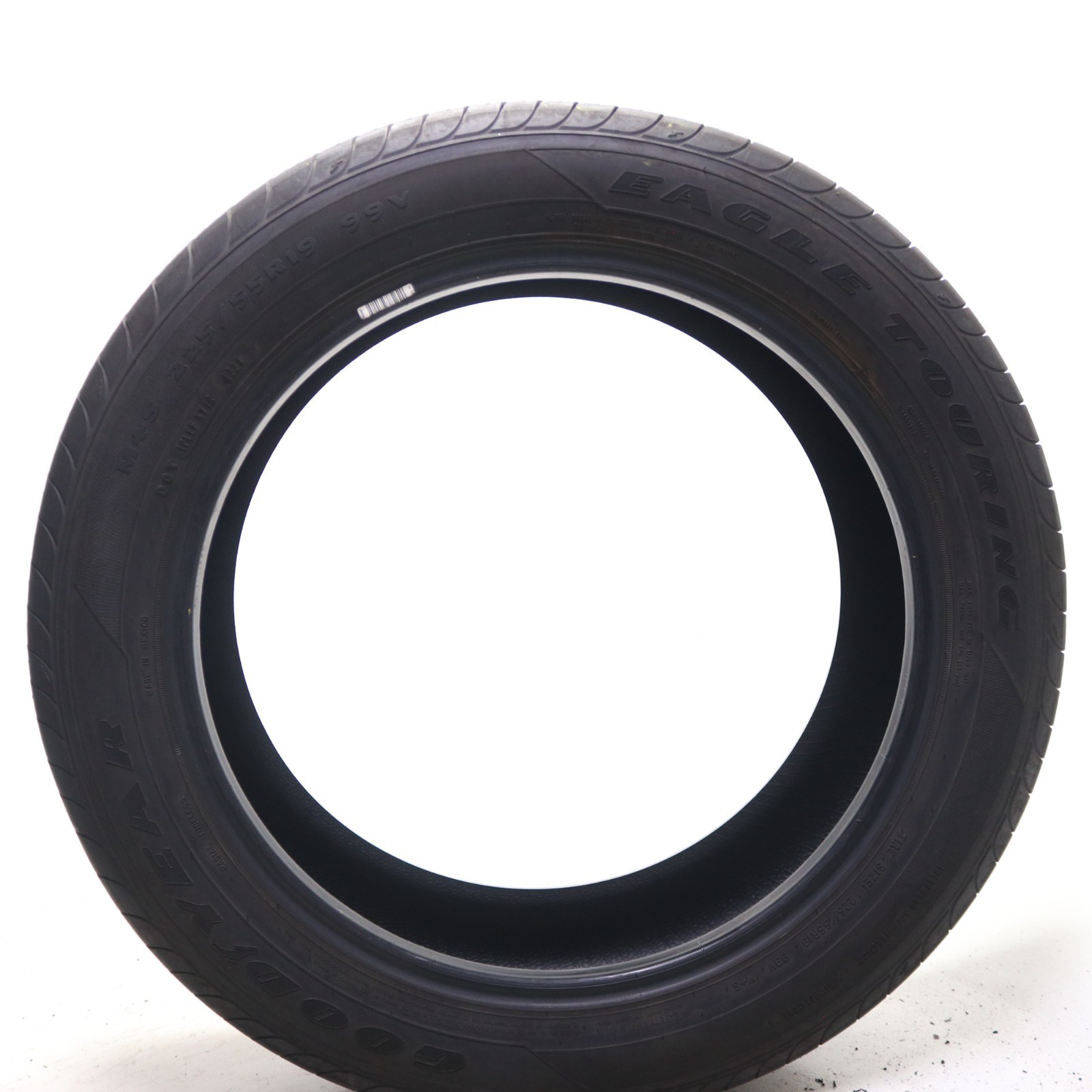 Set of 2 Used 225/55R19 Goodyear Eagle Touring – 99V – 6/32 No Repairs