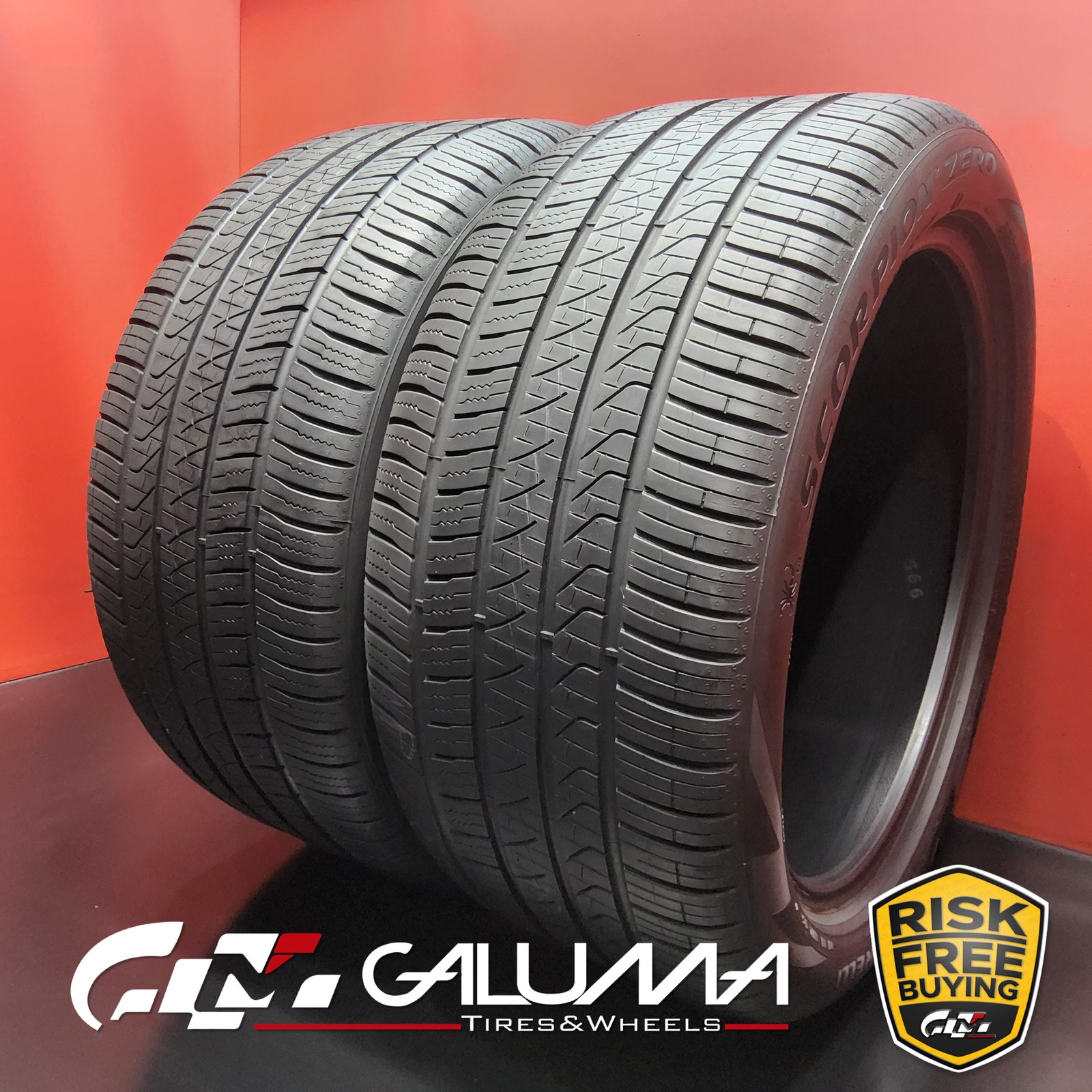 Set of 2 Tires Pirelli Scorpion Zero All season (MO) 315/40R21 315/40/21 #95463