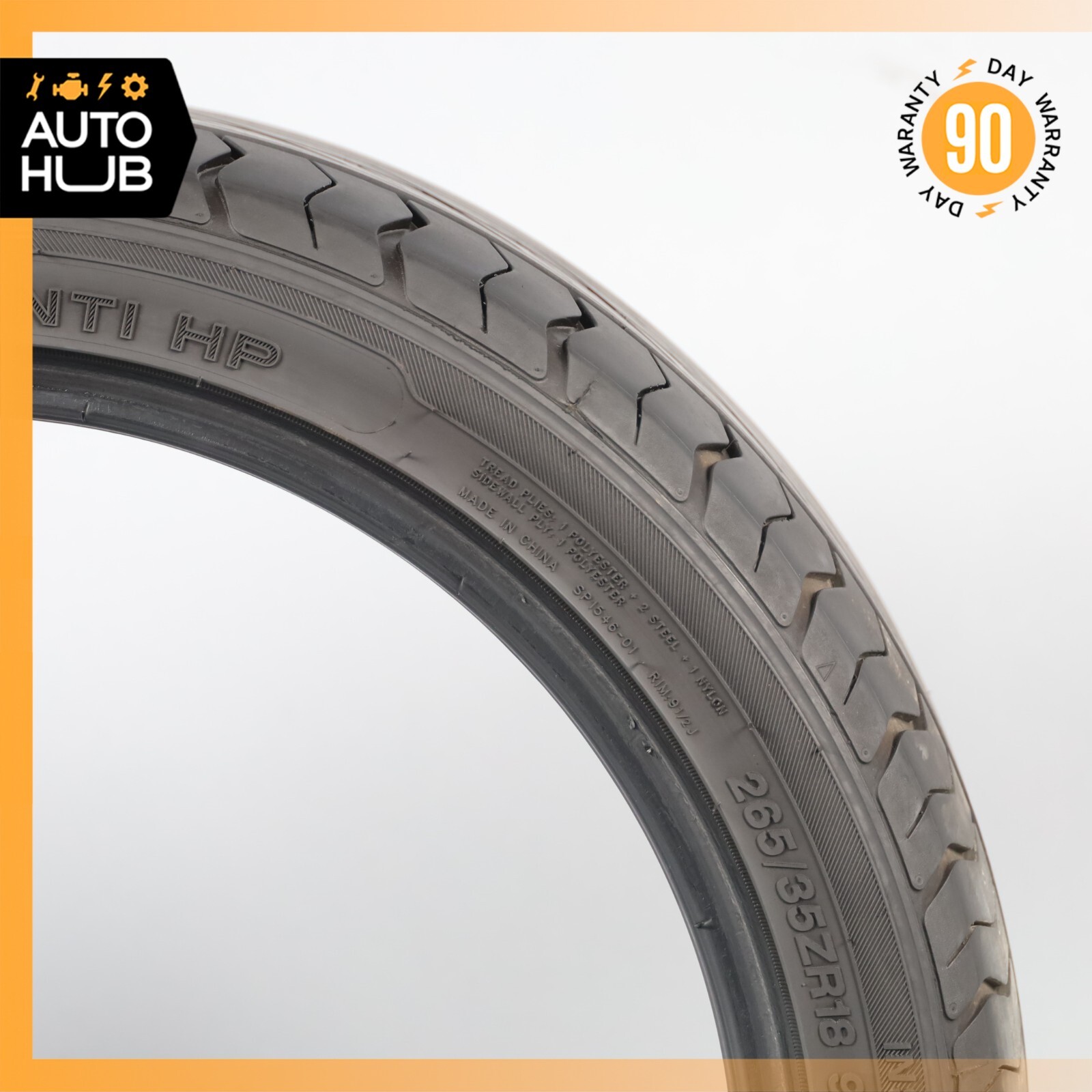 Centara Vanti HP 265/35ZR18 93W 265 35 18 Tire