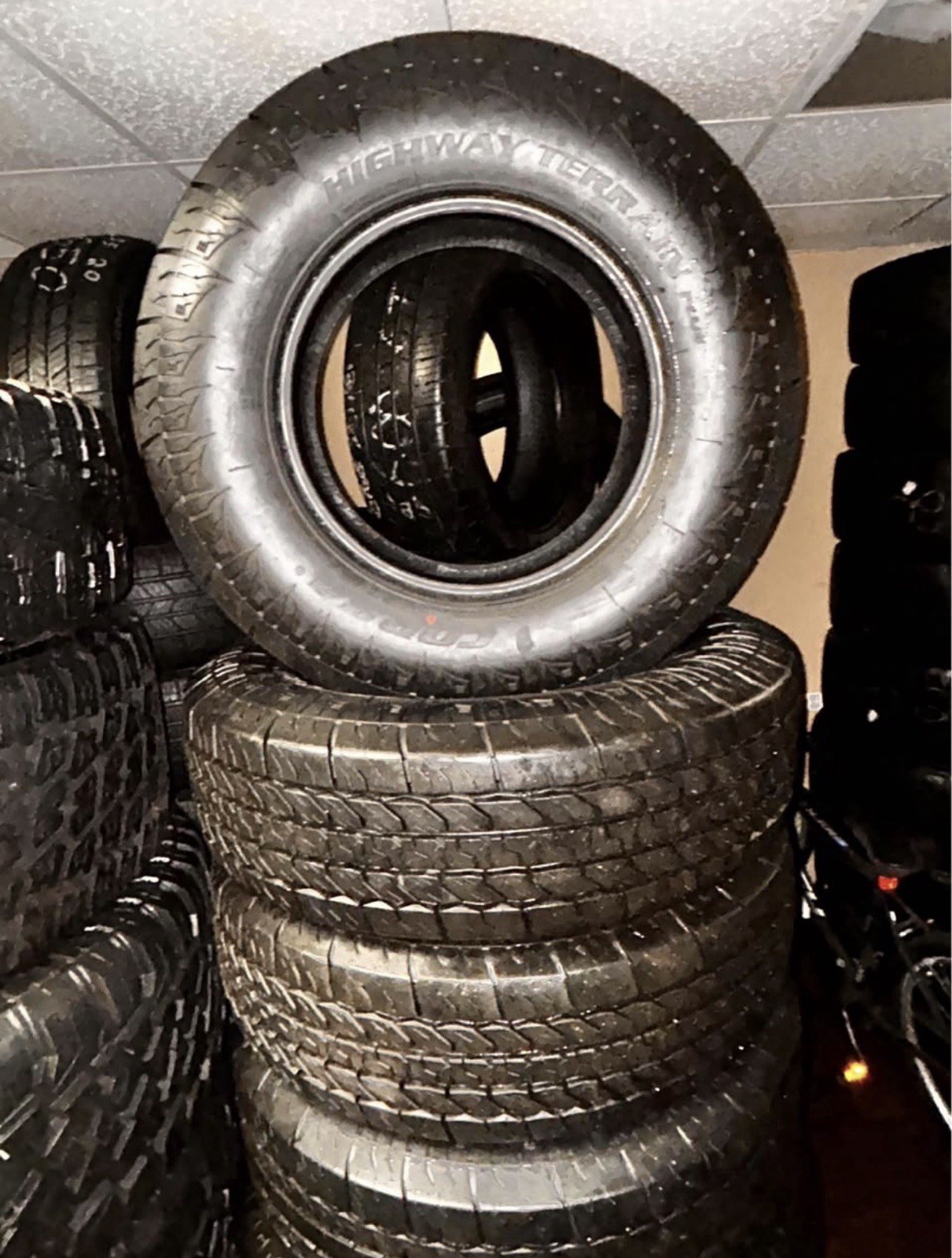 SET OF 4 GREAT USED LT245/75R16 CORSA HIGHWAY TERRAIN PLUS