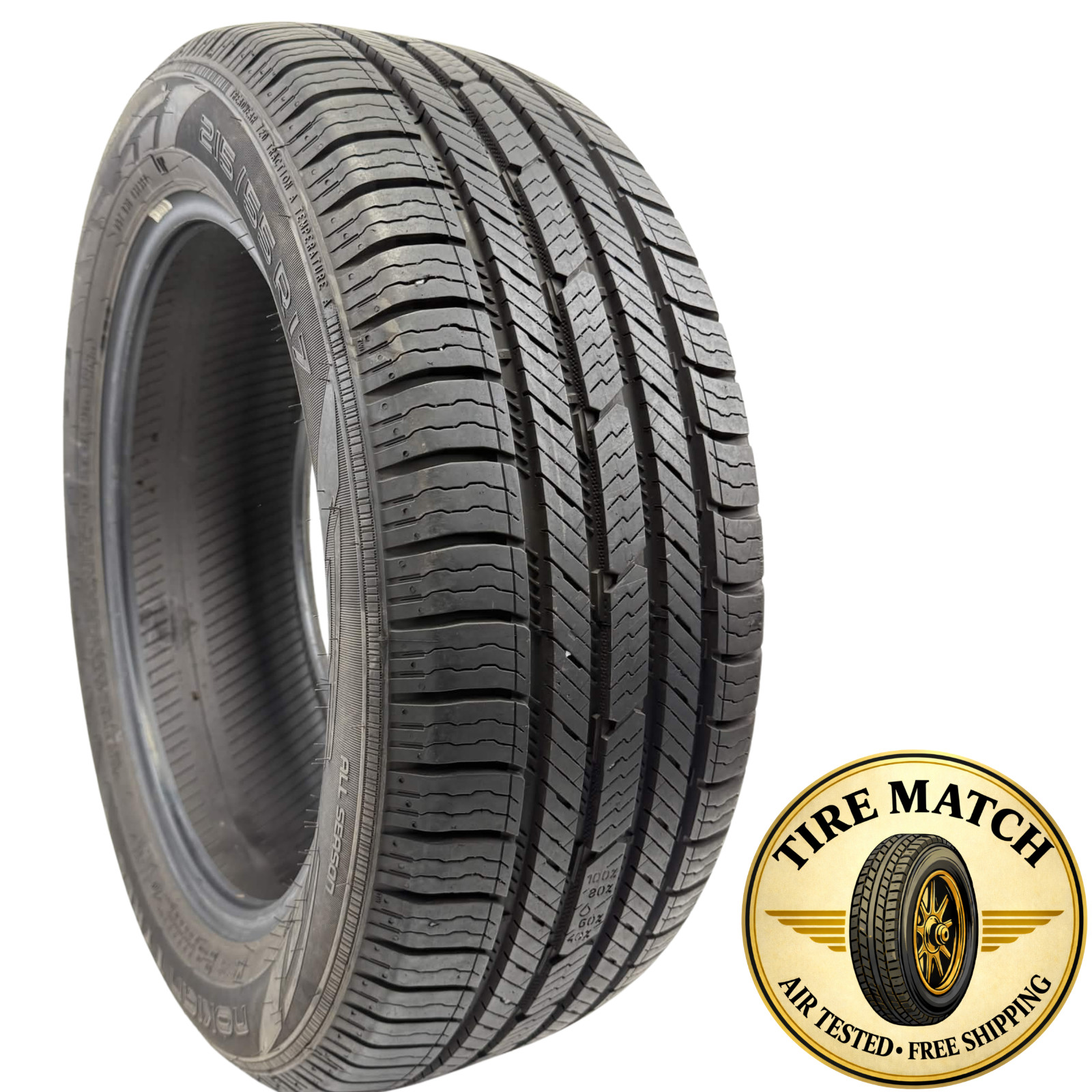Used 215/55R17 Nokian One 94V 10.5/32 (DOT 25)