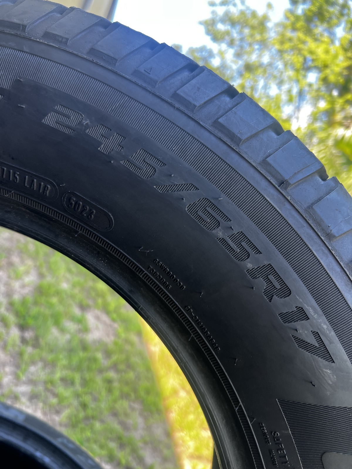 1 Tire Cooper Evolution HT2 245/65R17 107T DOT.5023 9.75/32 No Patch