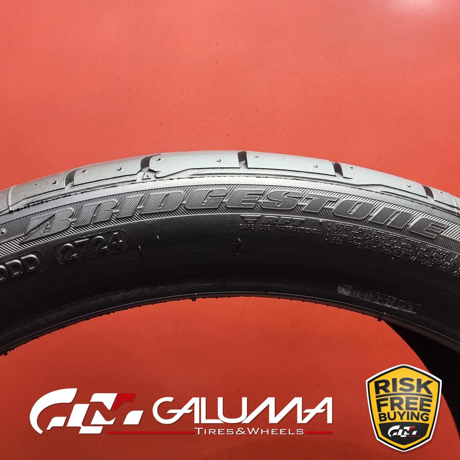 1 Tire LikeNEW Bridgestone Potenza RE050A RFT RunFlat 275/30R20 No Repairs 95699