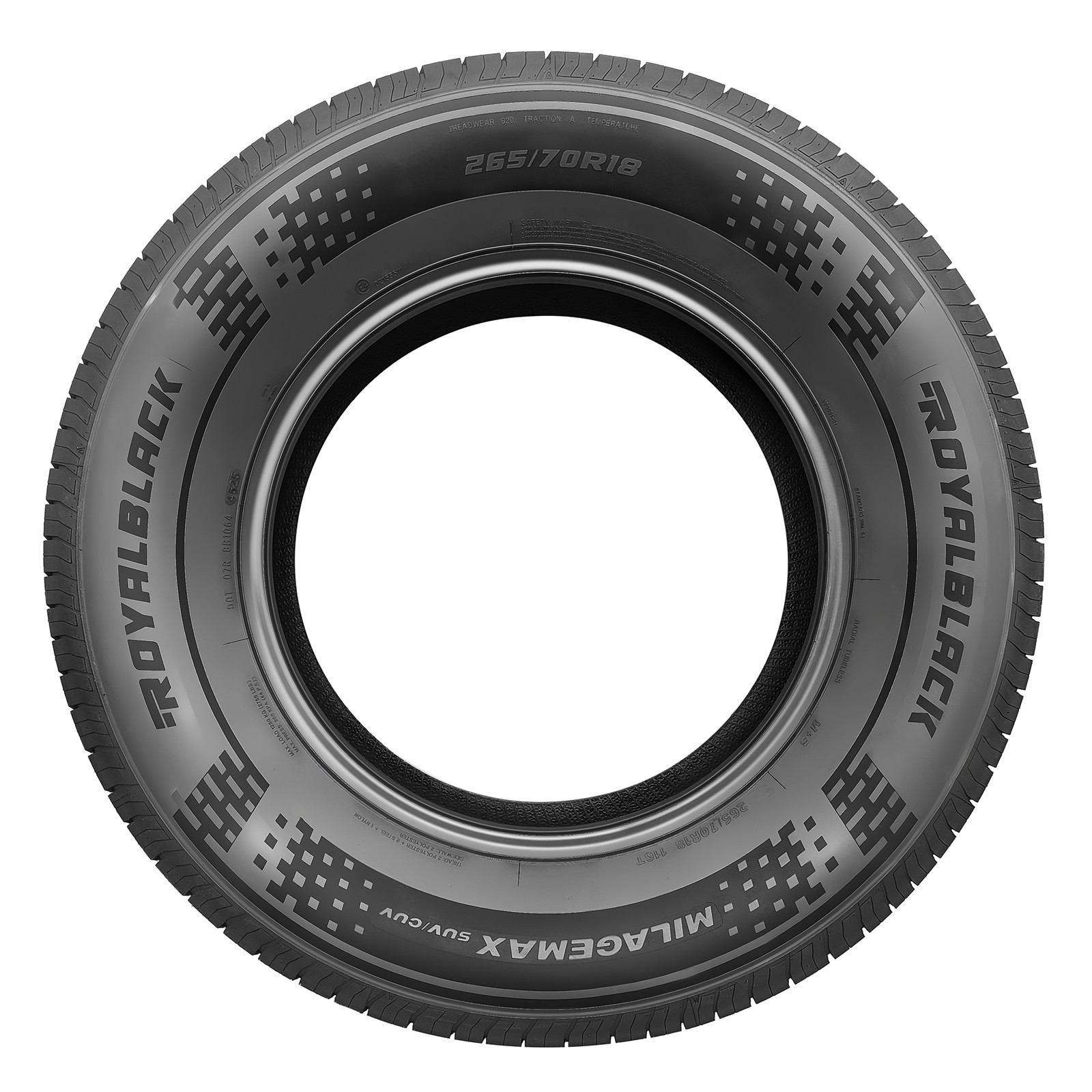 High Quality MILEAGEMAX 265/70R18 116T SUV/CUV Tire for SUVs 8.8mm Tread 620AA