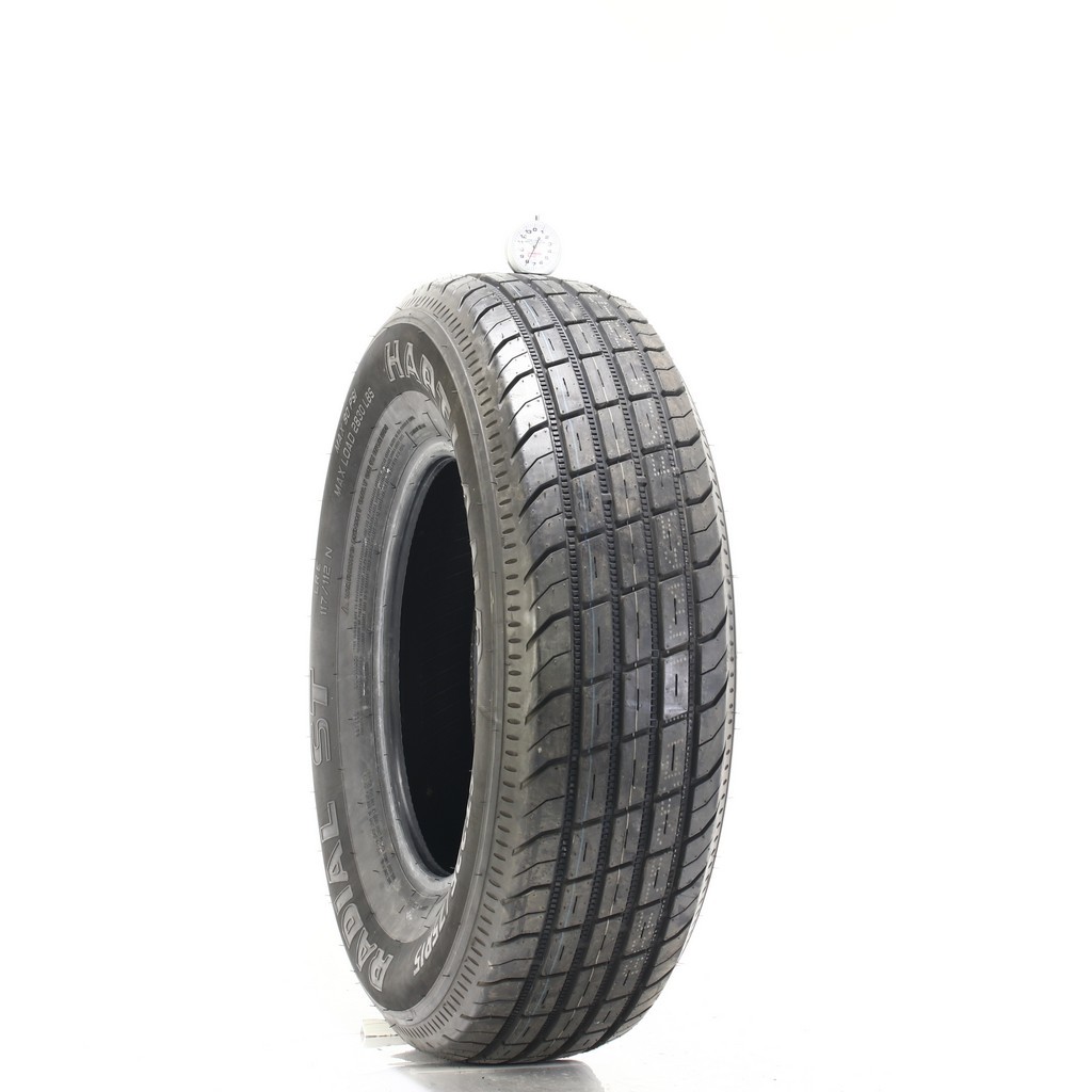 Set of (4) Used ST 225/75R15 Hartland Radial ST 117/112N – 6-8/32 (1AD0T)