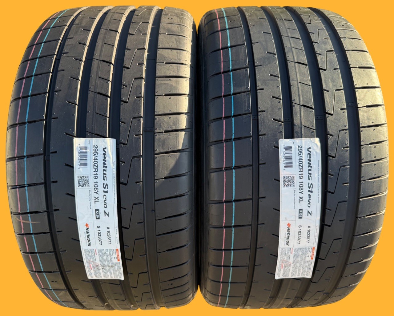 2 BRAND NEW 295/40ZR19 108Y Hankook Ventus S1 evo Z Tires Like Michelin Sport 4S