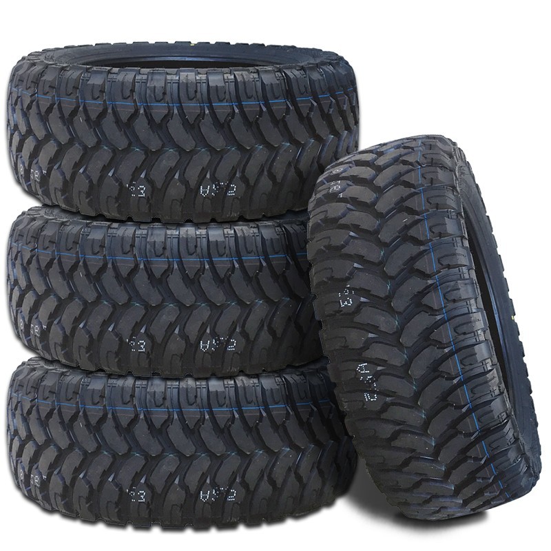 4 RBP Repulsor M/T 33×12.5×20 114Q 10 PLY, Load E, Mud Tires, Truck/SUV Off Road