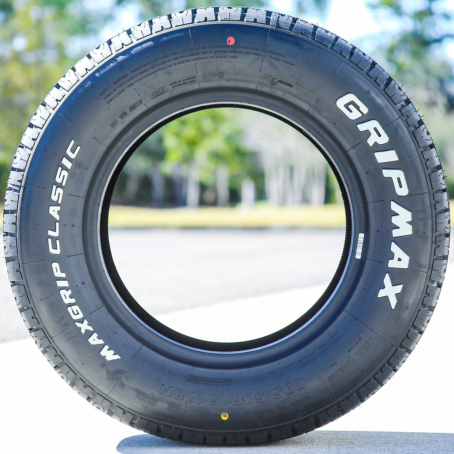 2 Tires 295/50R15 Gripmax MaxGrip Classic AS A/S Performance 108H