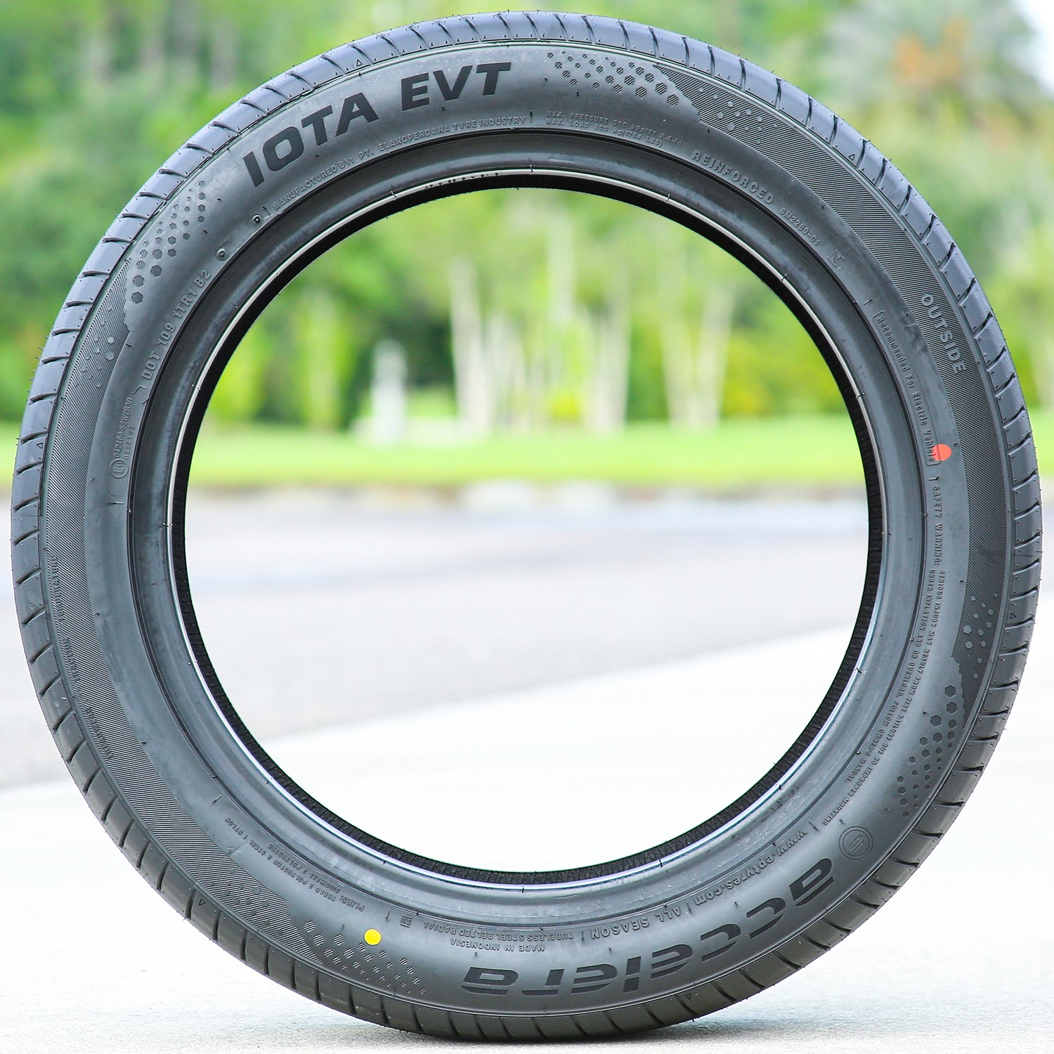 2 Tires 215/45R18 93W XL Accelera Iota EVT A/S High Performance